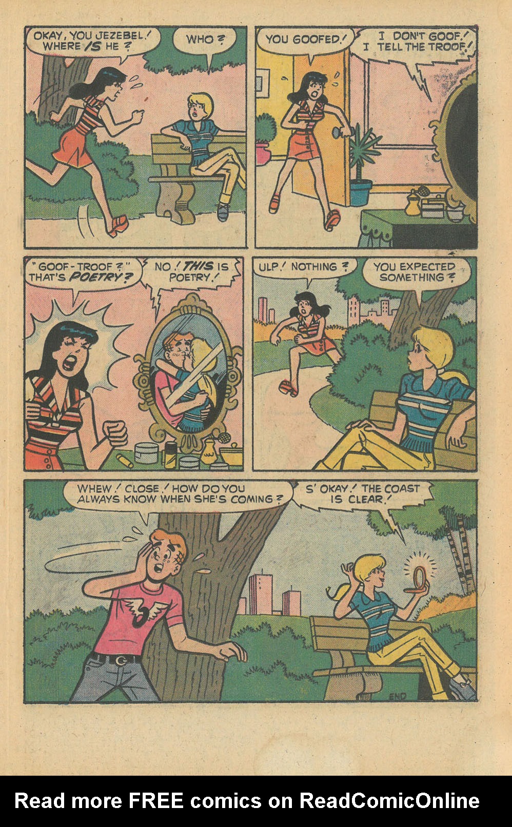 Read online Archie's TV Laugh-Out comic -  Issue #34 - 23