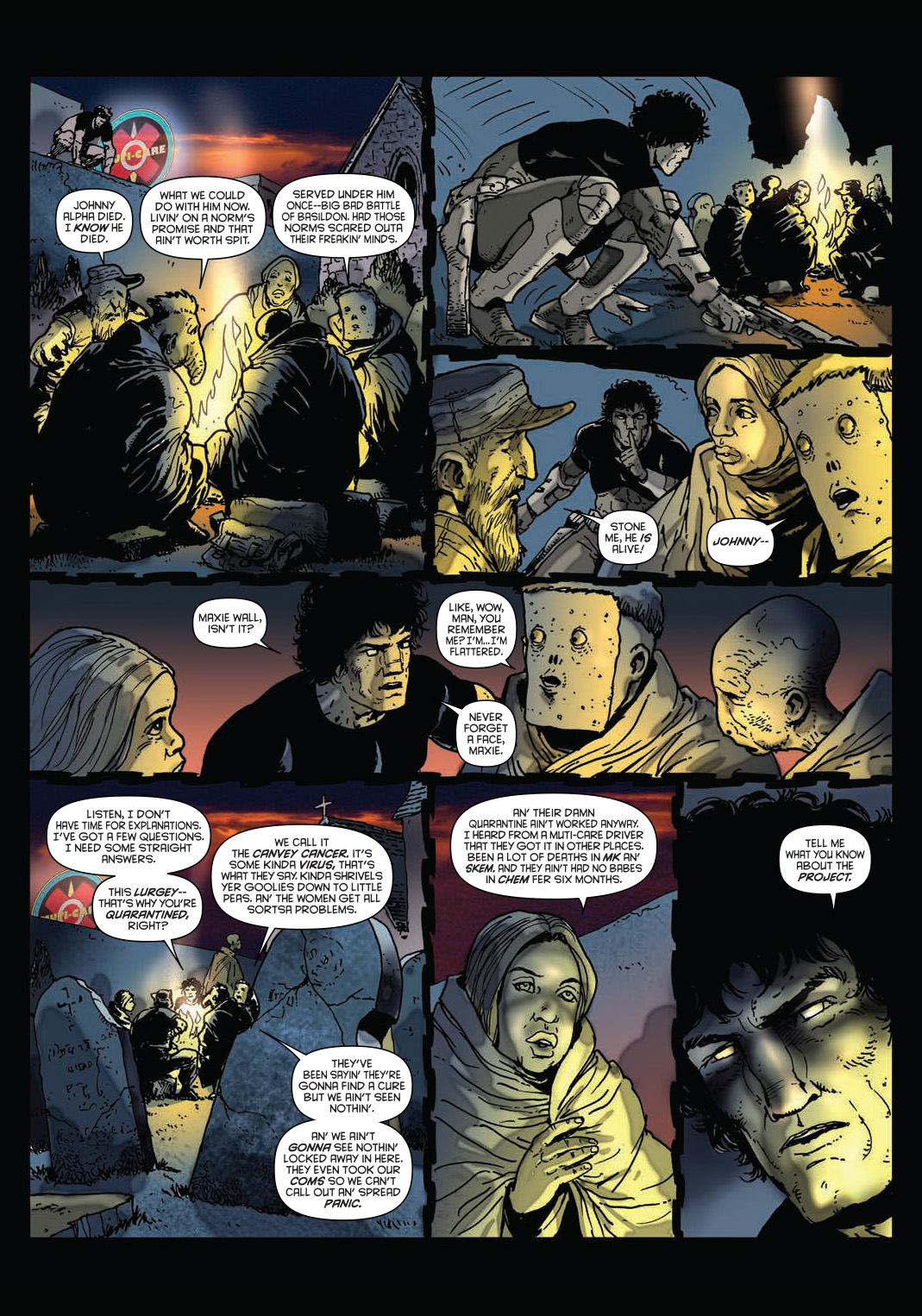 Read online Strontium Dog: The Life and Death of Johnny Alpha: The Project comic -  Issue # TPB - 125