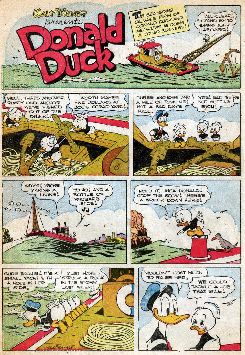Read online Walt Disney's Comics and Stories comic -  Issue #104 - 3
