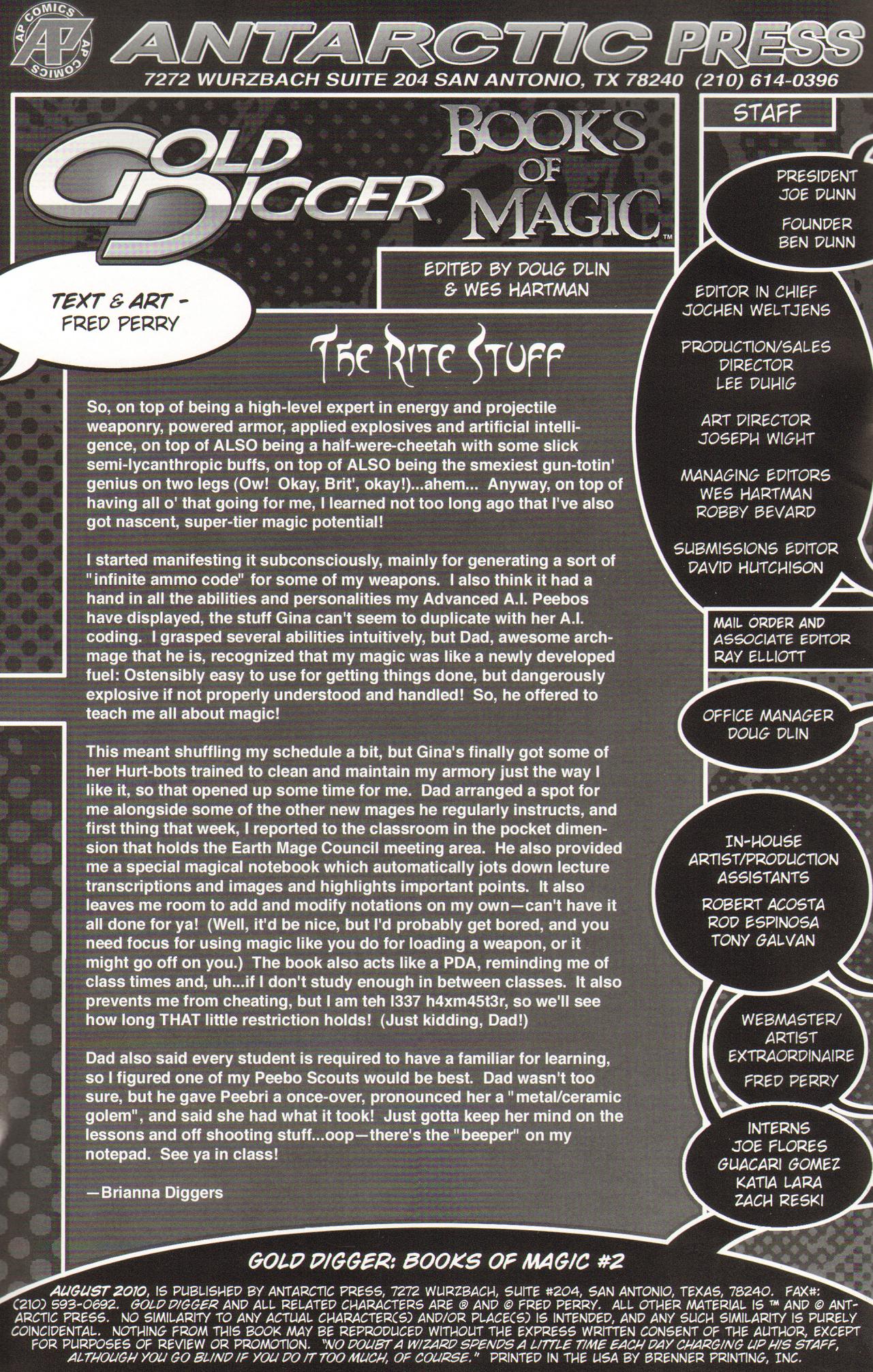 Read online Gold Digger: Books of Magic comic -  Issue #2 - 2