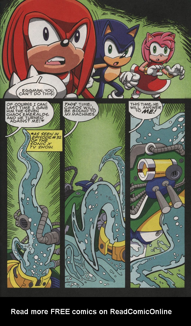 Read online Sonic X comic -  Issue #28 - 33