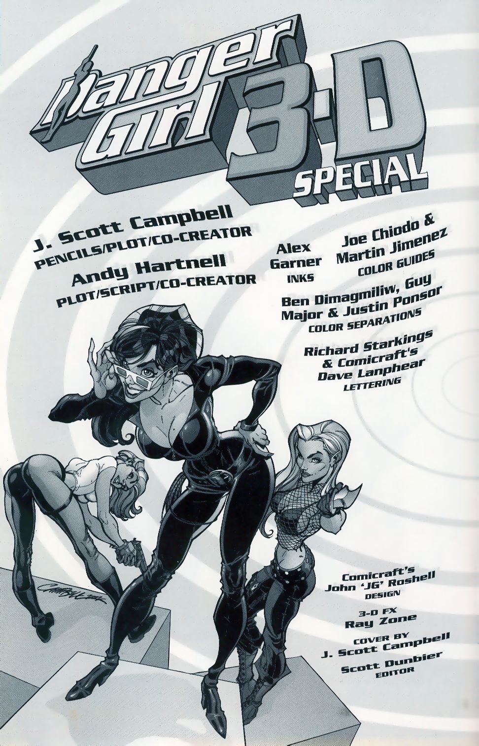 Read online Danger Girl 3-D Special comic -  Issue # Full - 2