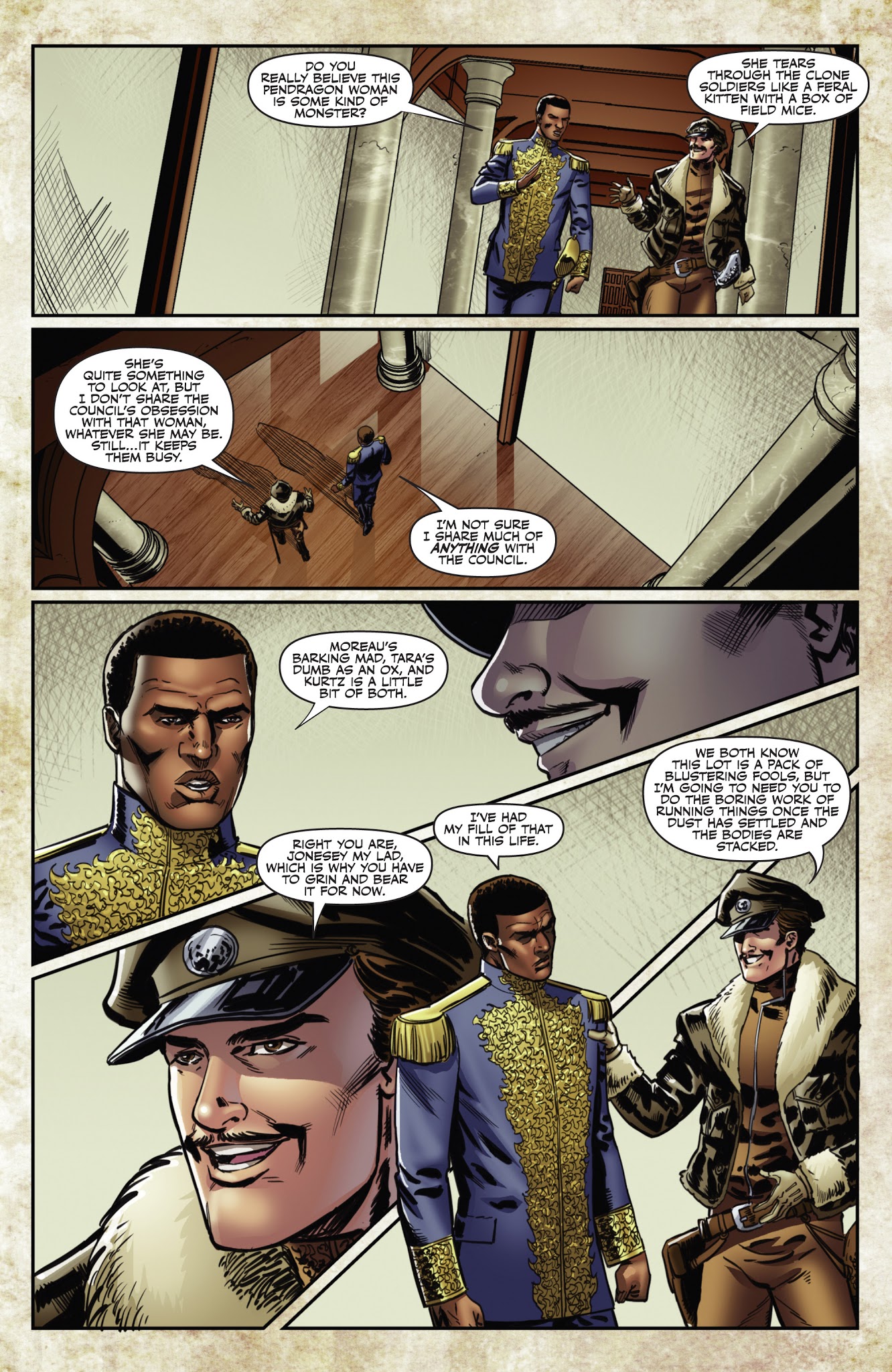 Read online Legenderry: Vampirella comic -  Issue #3 - 7