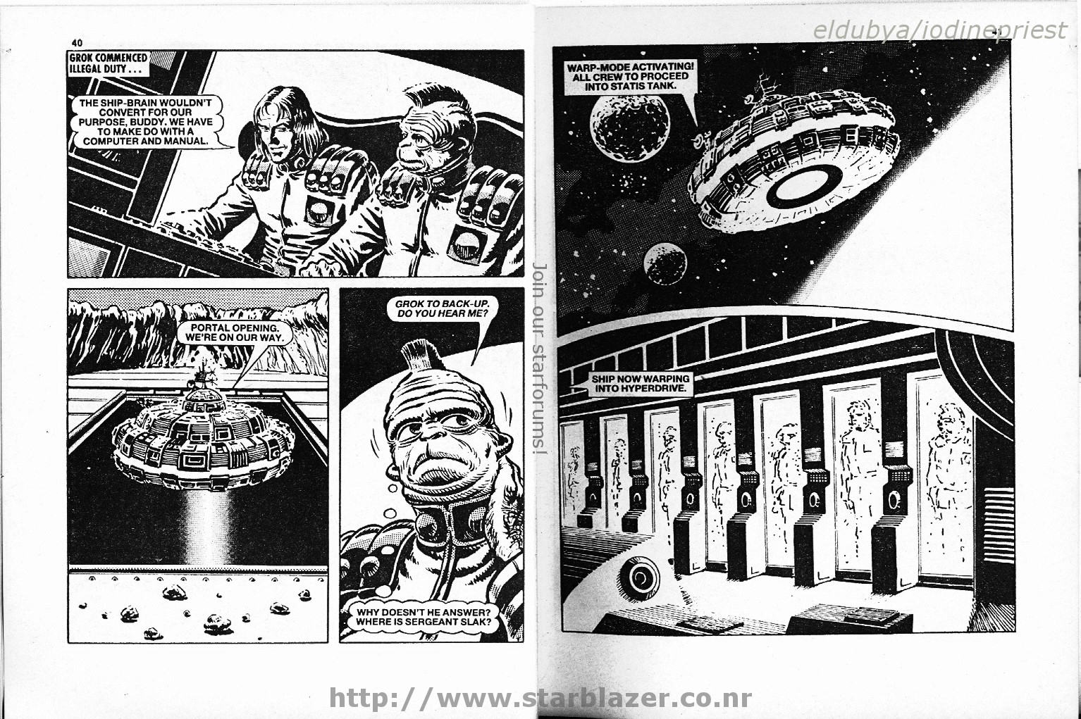 Read online Starblazer comic -  Issue #221 - 22