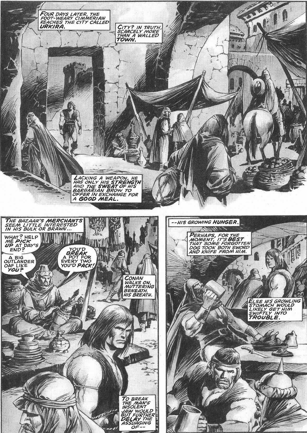 Read online The Savage Sword Of Conan comic -  Issue #207 - 25