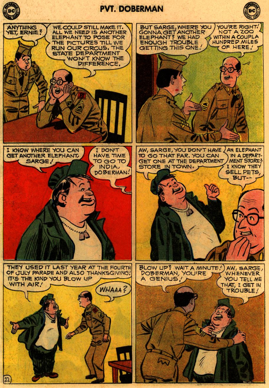 Read online Sgt. Bilko's Pvt. Doberman comic -  Issue #9 - 28