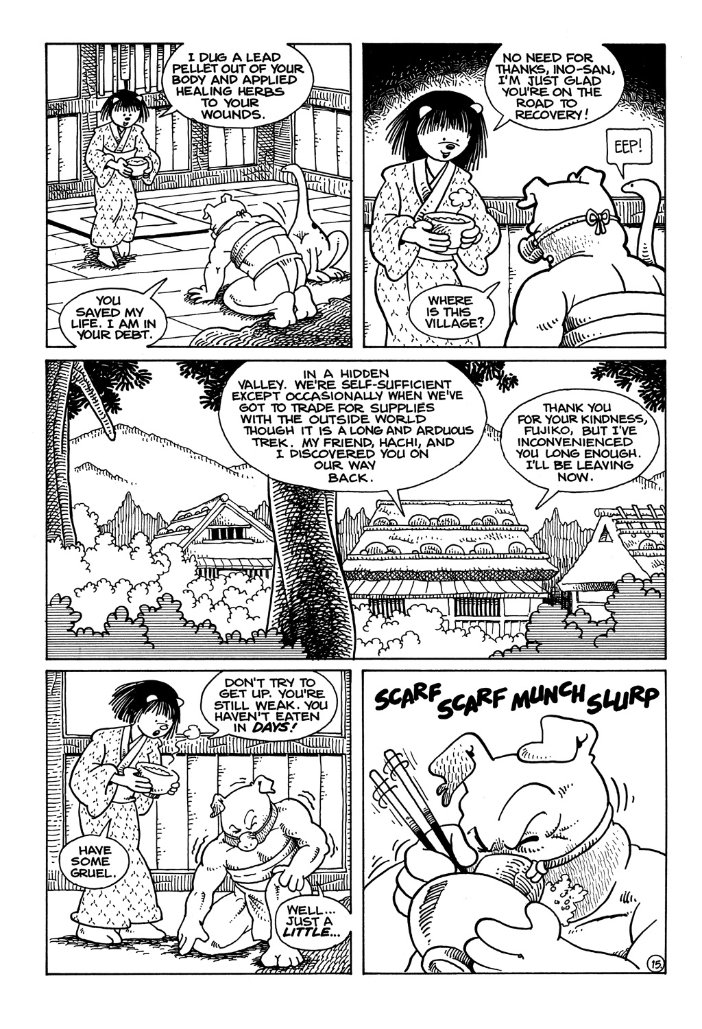 Read online Usagi Yojimbo (1987) comic -  Issue #18 - 17