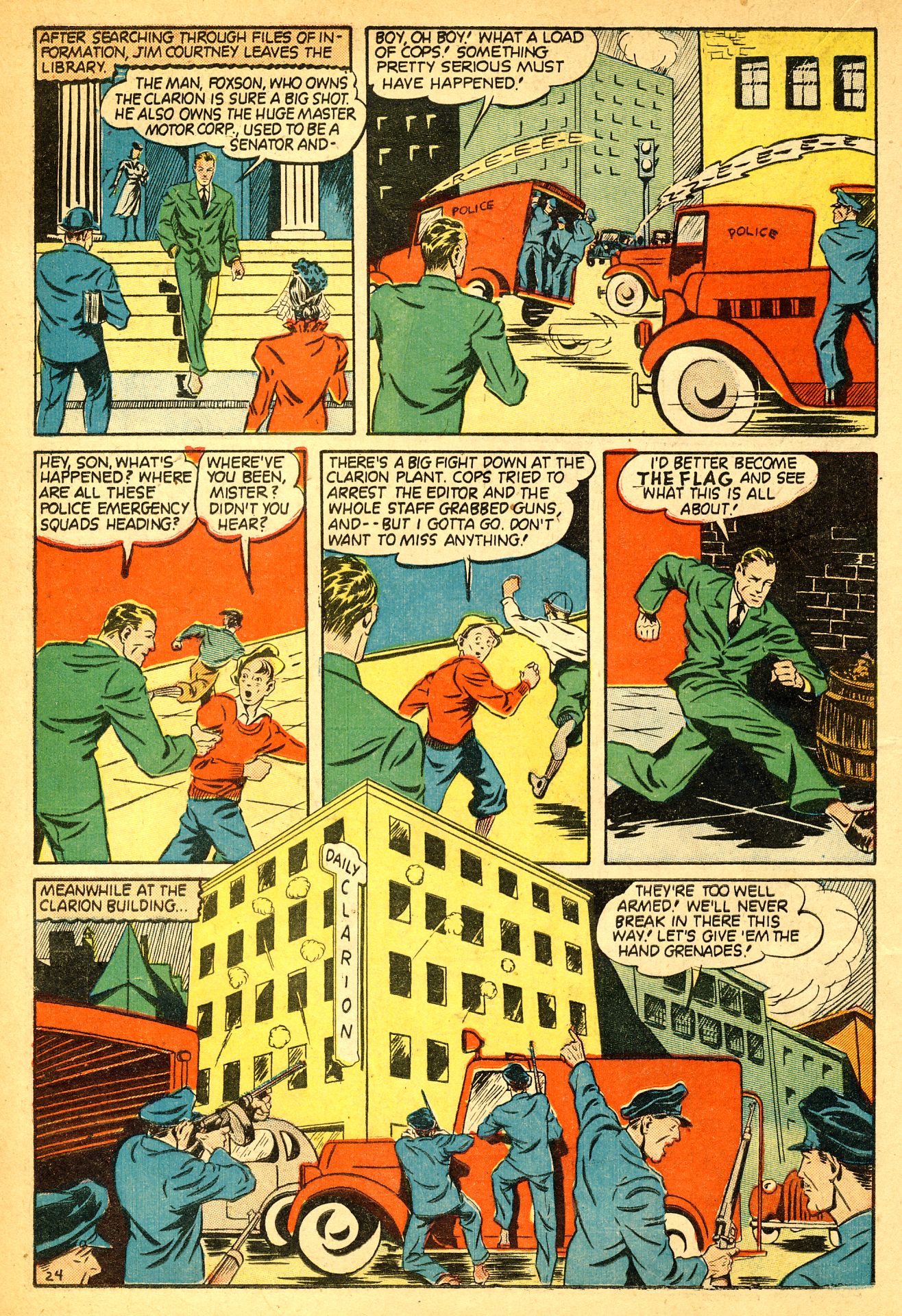 Read online Our Flag Comics comic -  Issue #2 - 25