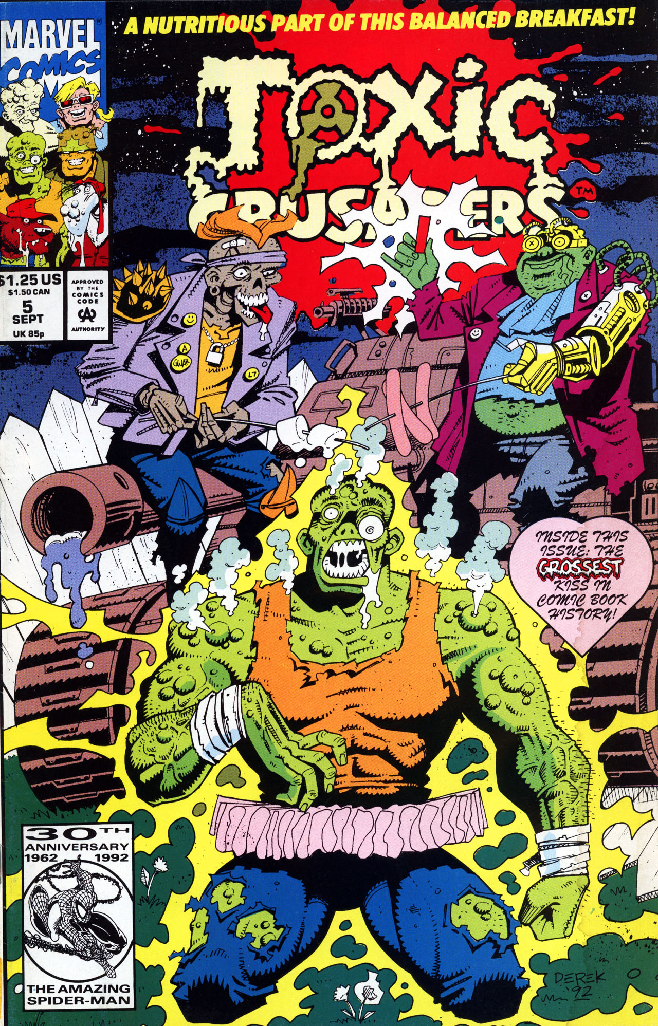 Read online Toxic Crusaders comic -  Issue #5 - 1