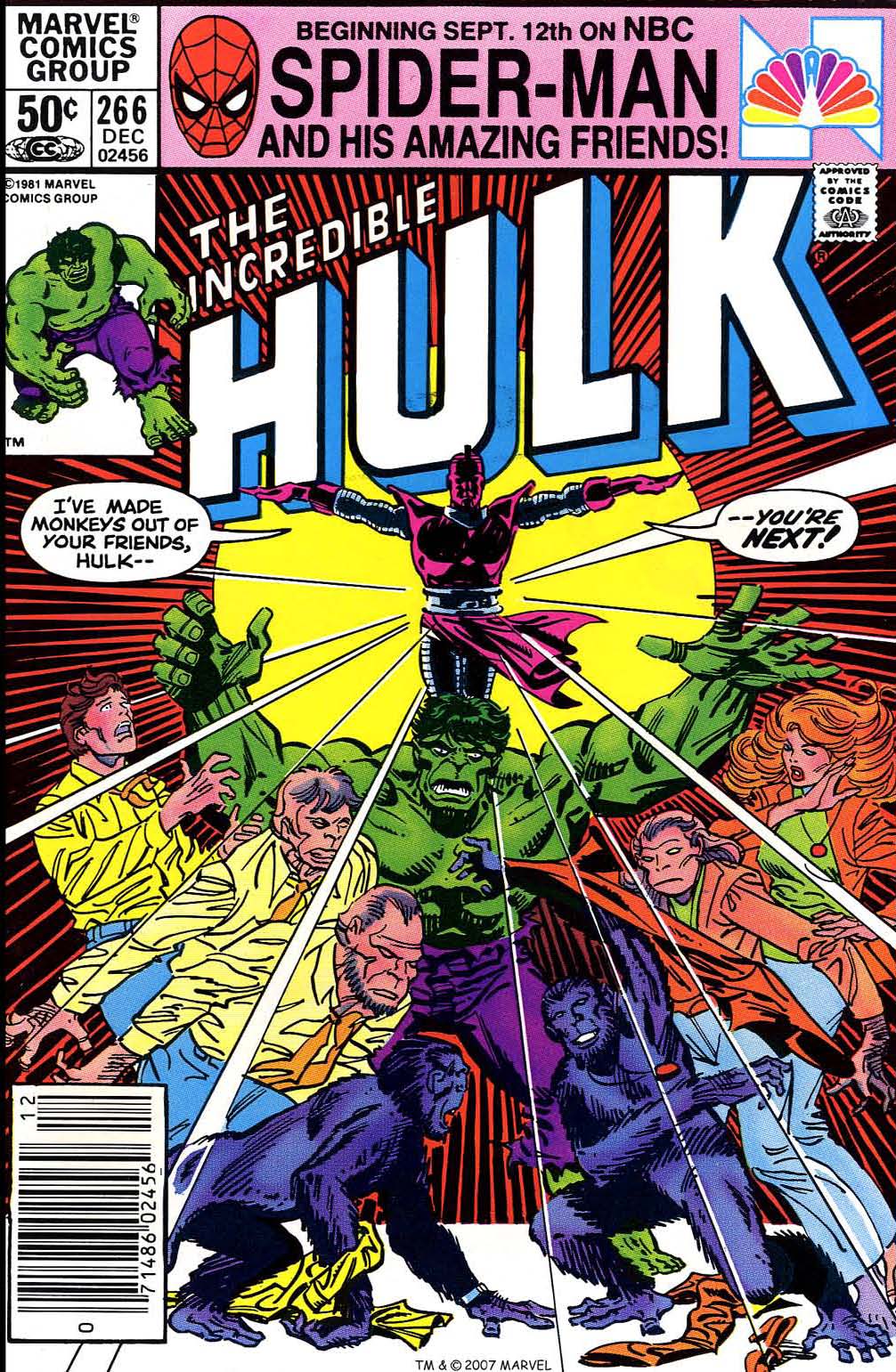 Read online The Incredible Hulk (1968) comic -  Issue #266 - 1