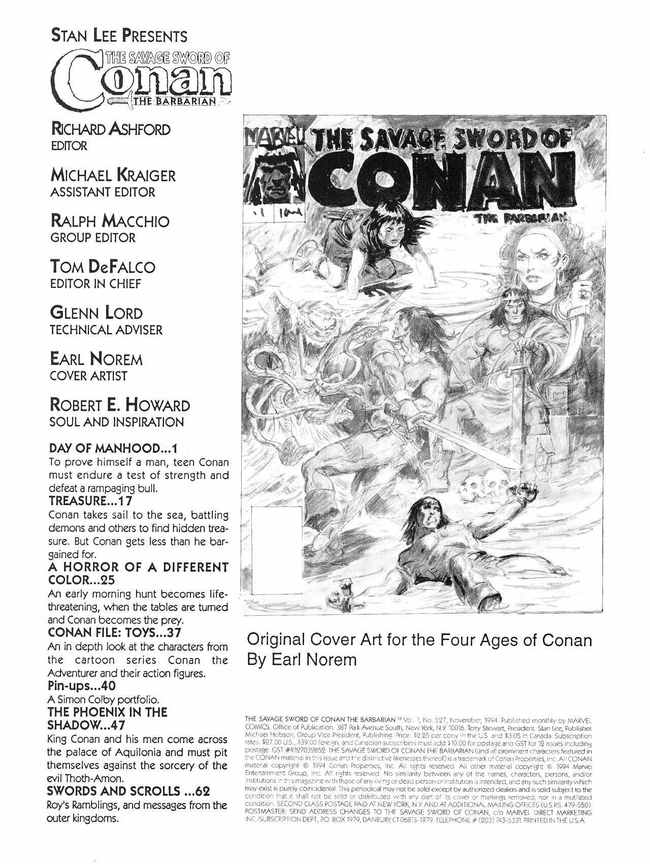 Read online The Savage Sword Of Conan comic -  Issue #227 - 2