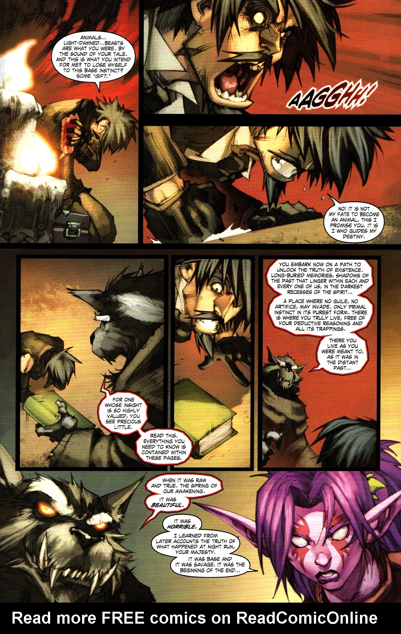 Read online World of Warcraft: Curse of the Worgen comic -  Issue #2 - 11