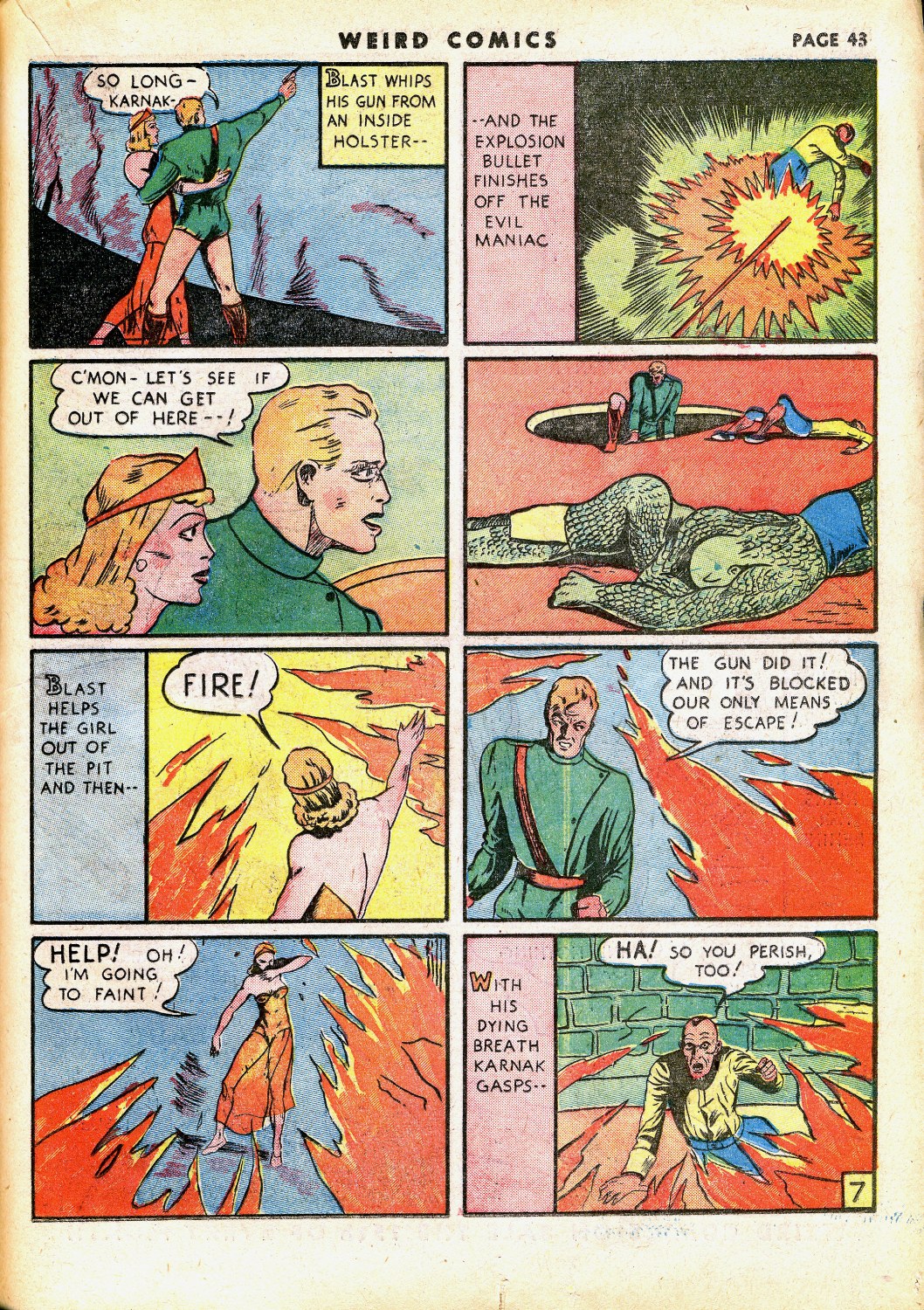 Read online Weird Comics comic -  Issue #7 - 45