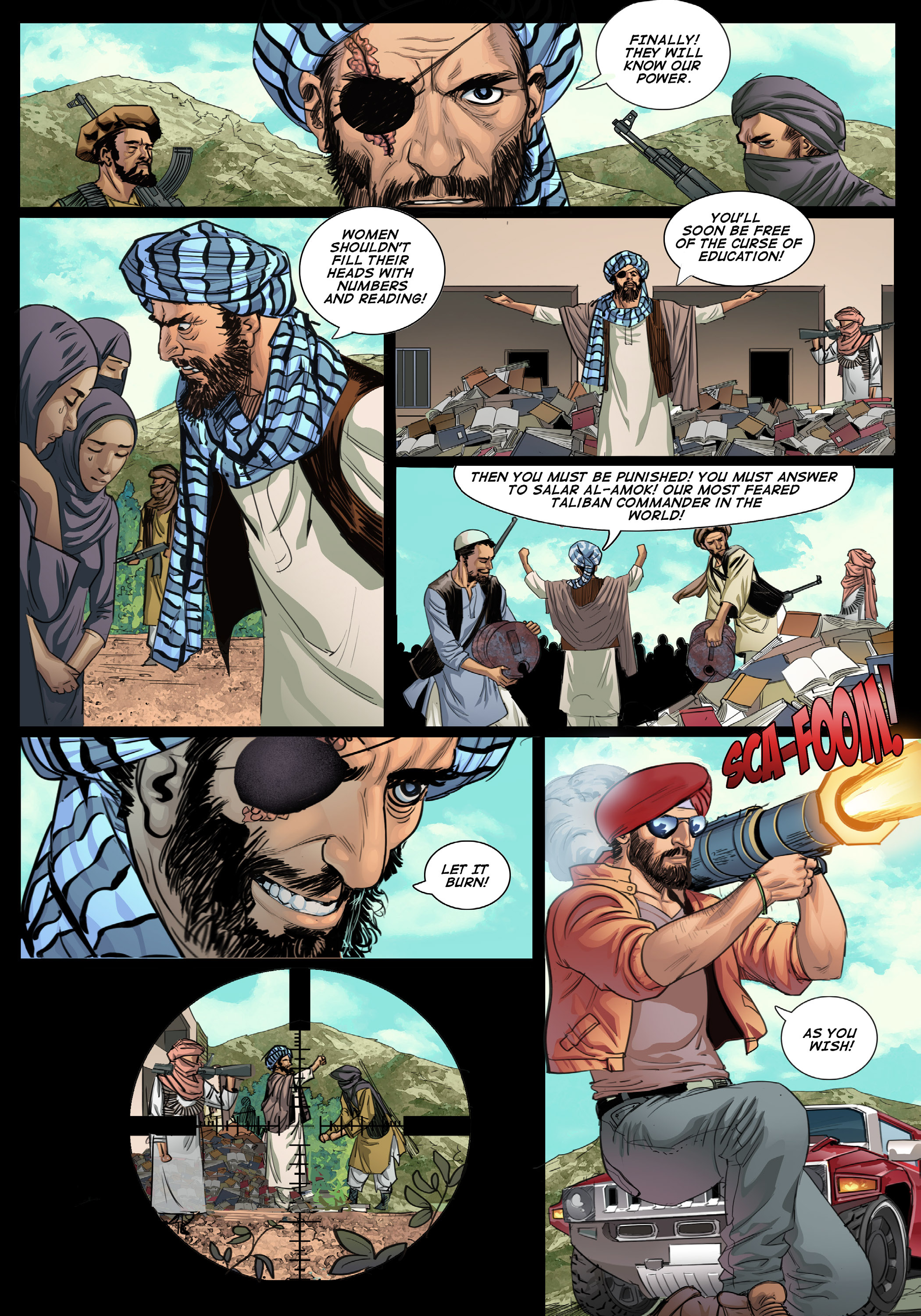 Read online Super Sikh comic -  Issue #1 - 4