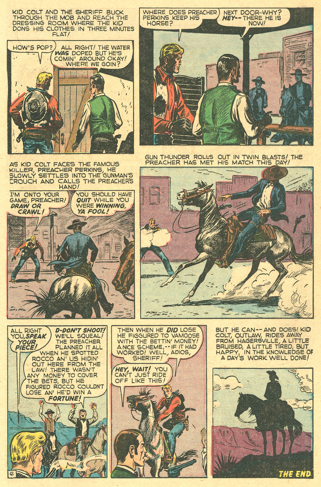 Read online Kid Colt Outlaw comic -  Issue #4 - 21