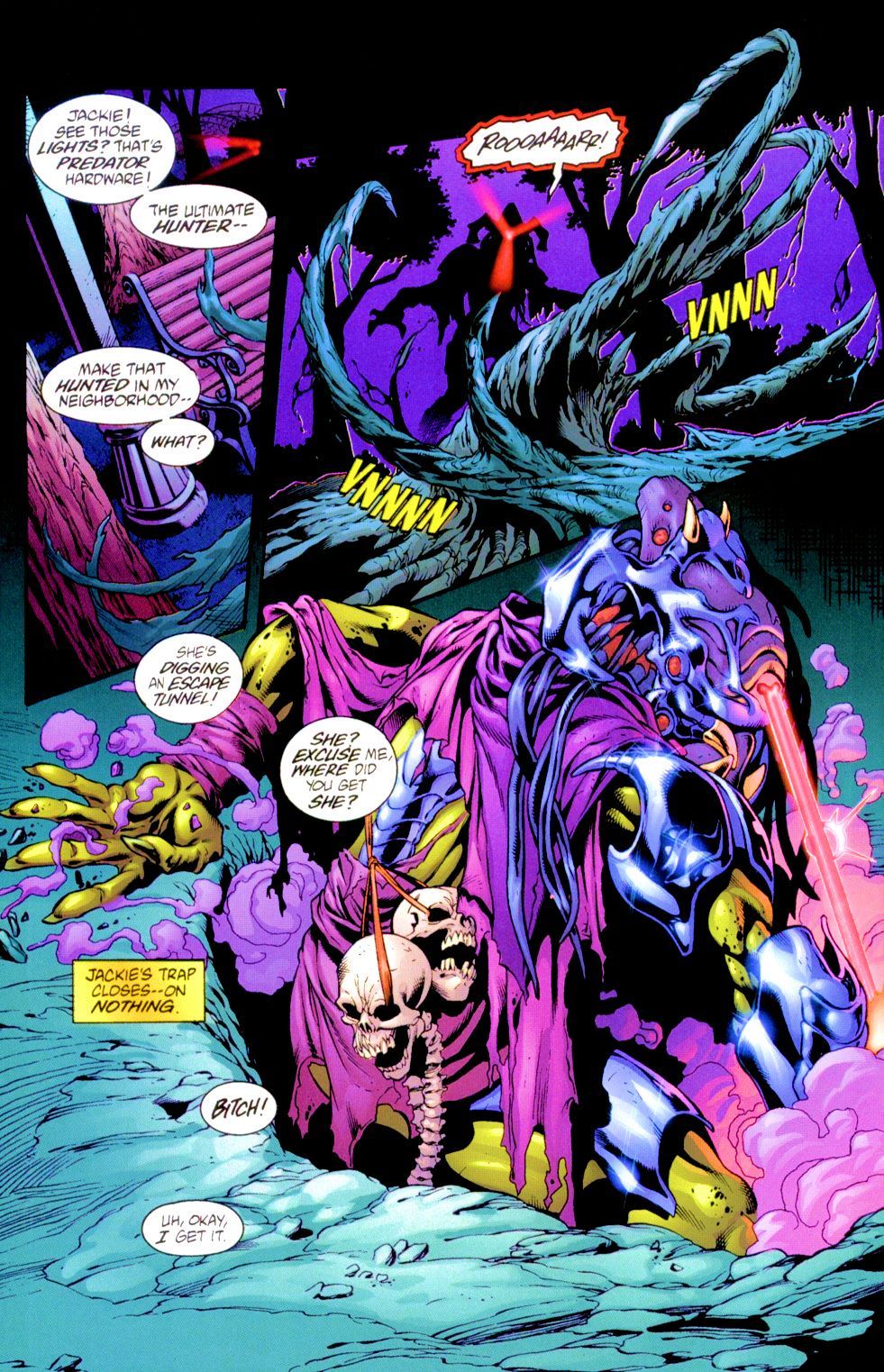Read online Witchblade/Aliens/The Darkness/Predator: Mindhunter comic -  Issue #1 - 18