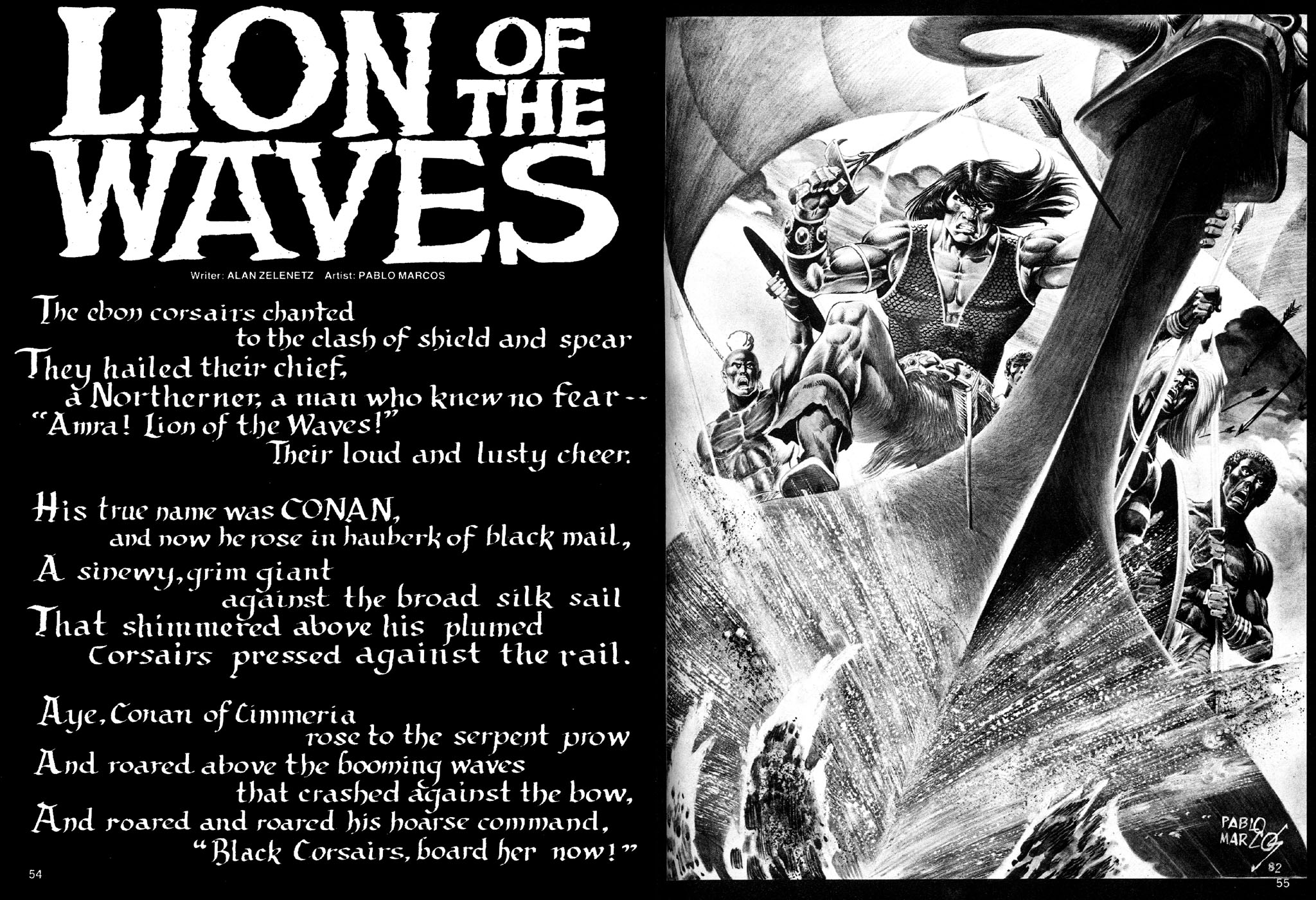 Read online The Savage Sword Of Conan comic -  Issue #86 - 54