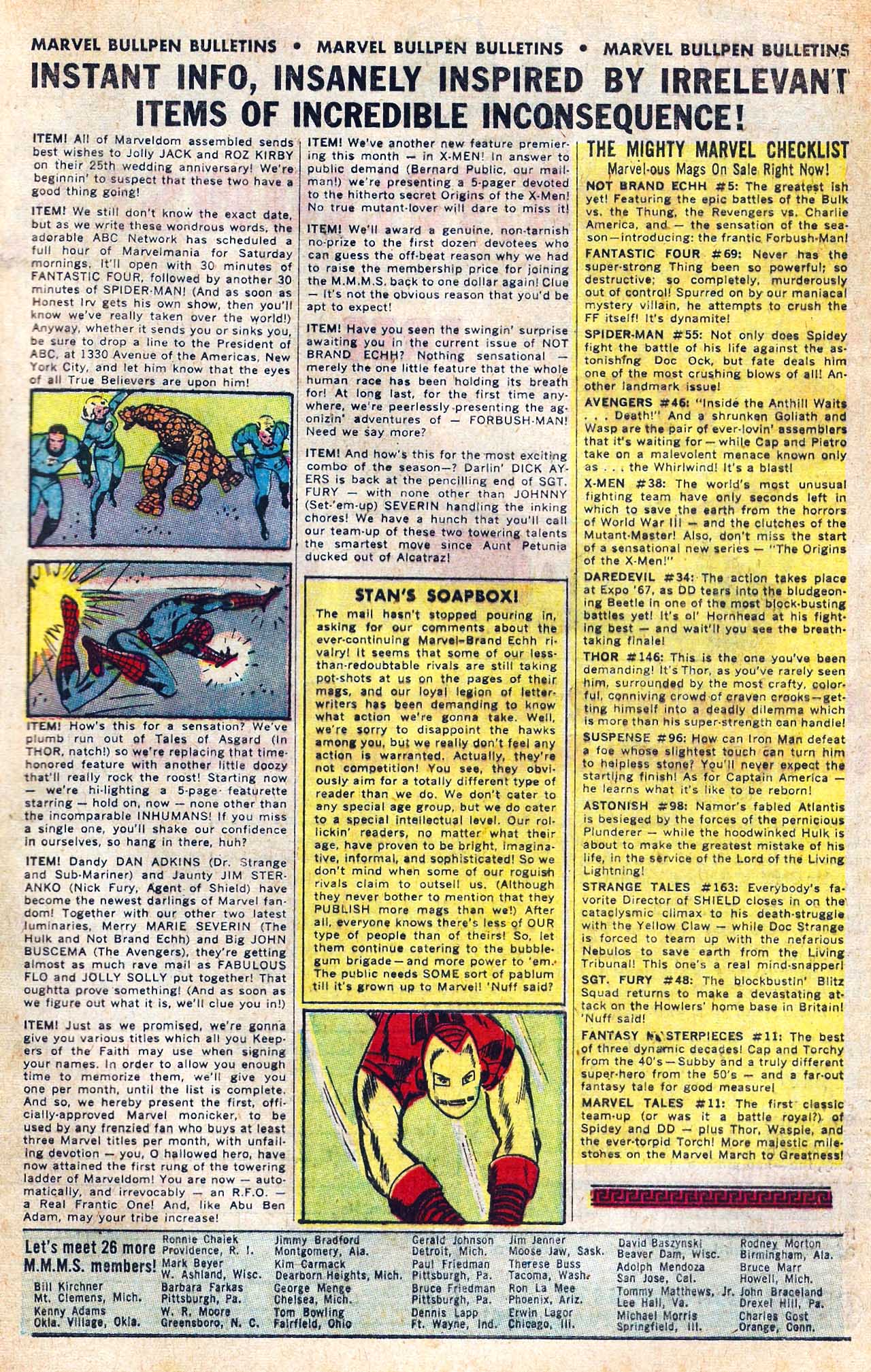 Read online Marvel Collectors' Item Classics comic -  Issue #12 - 64