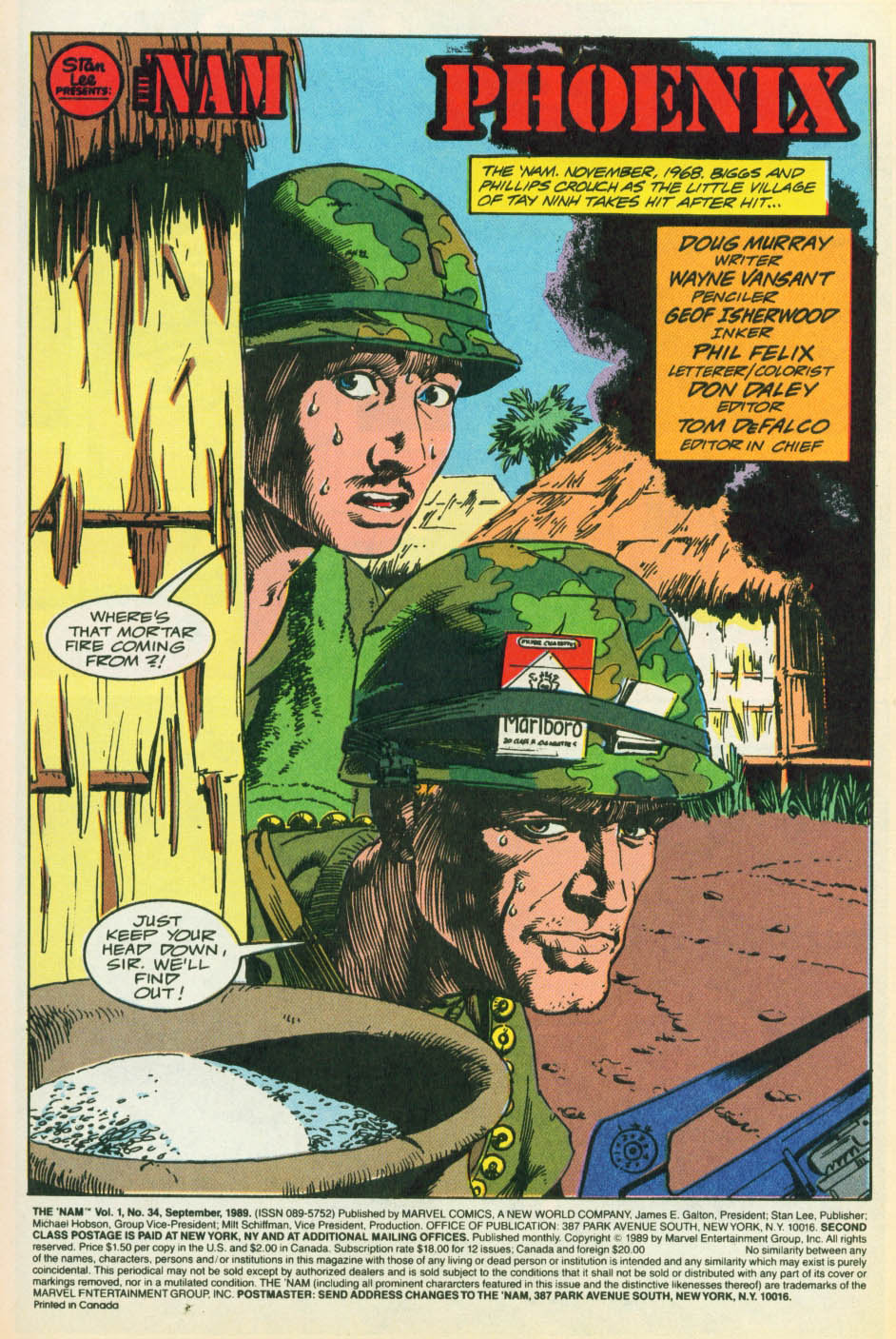 Read online The 'Nam comic -  Issue #34 - 2