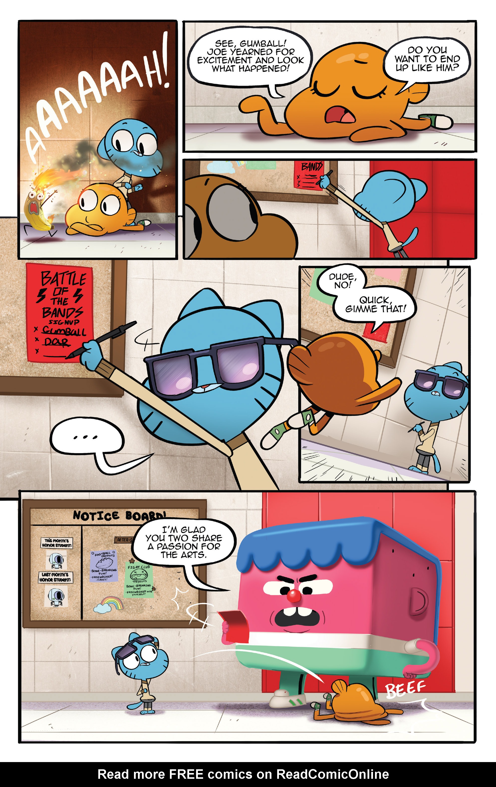 Read online The Amazing World of Gumball comic -  Issue #5 - 7