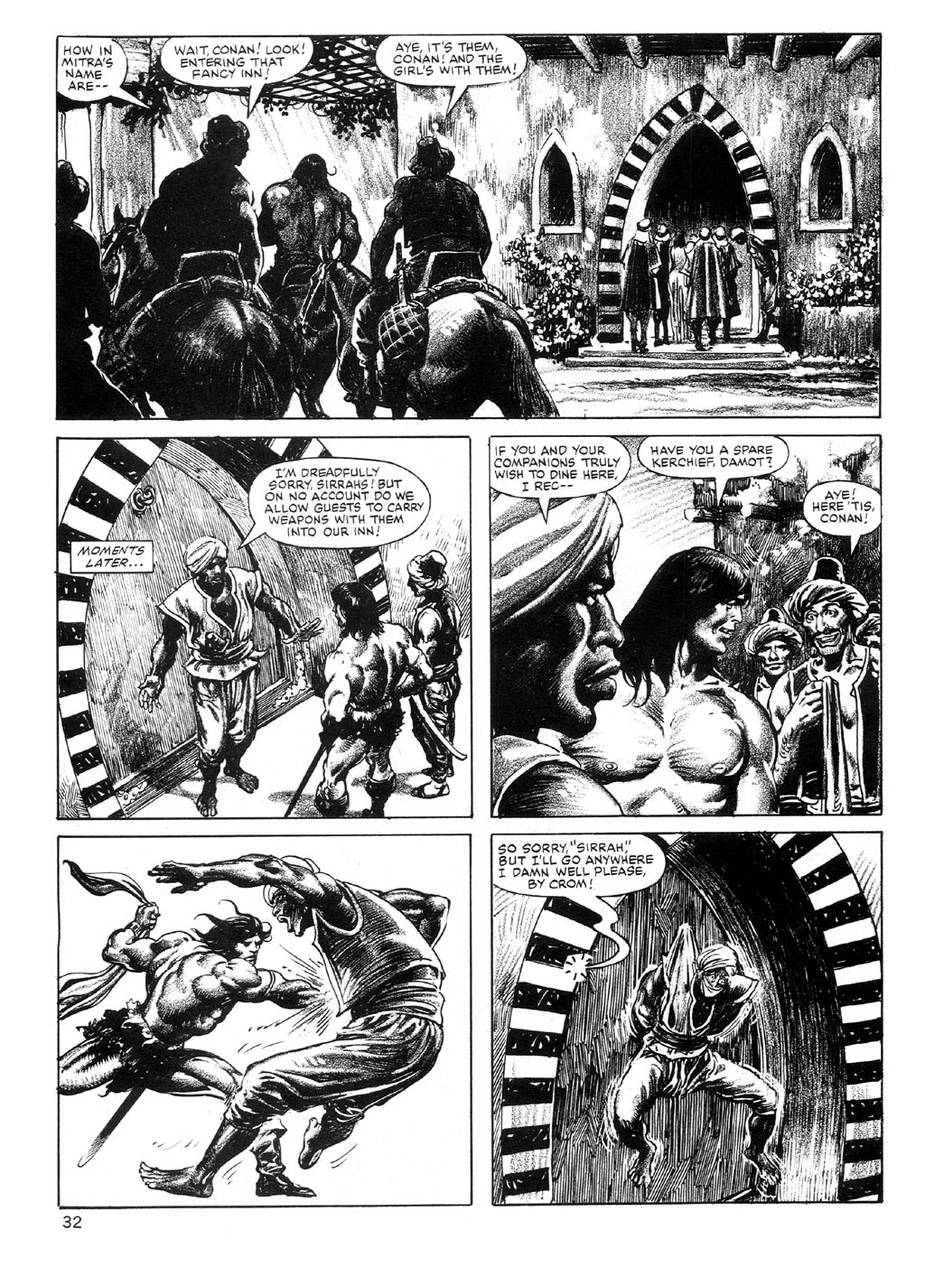 Read online The Savage Sword Of Conan comic -  Issue #89 - 32