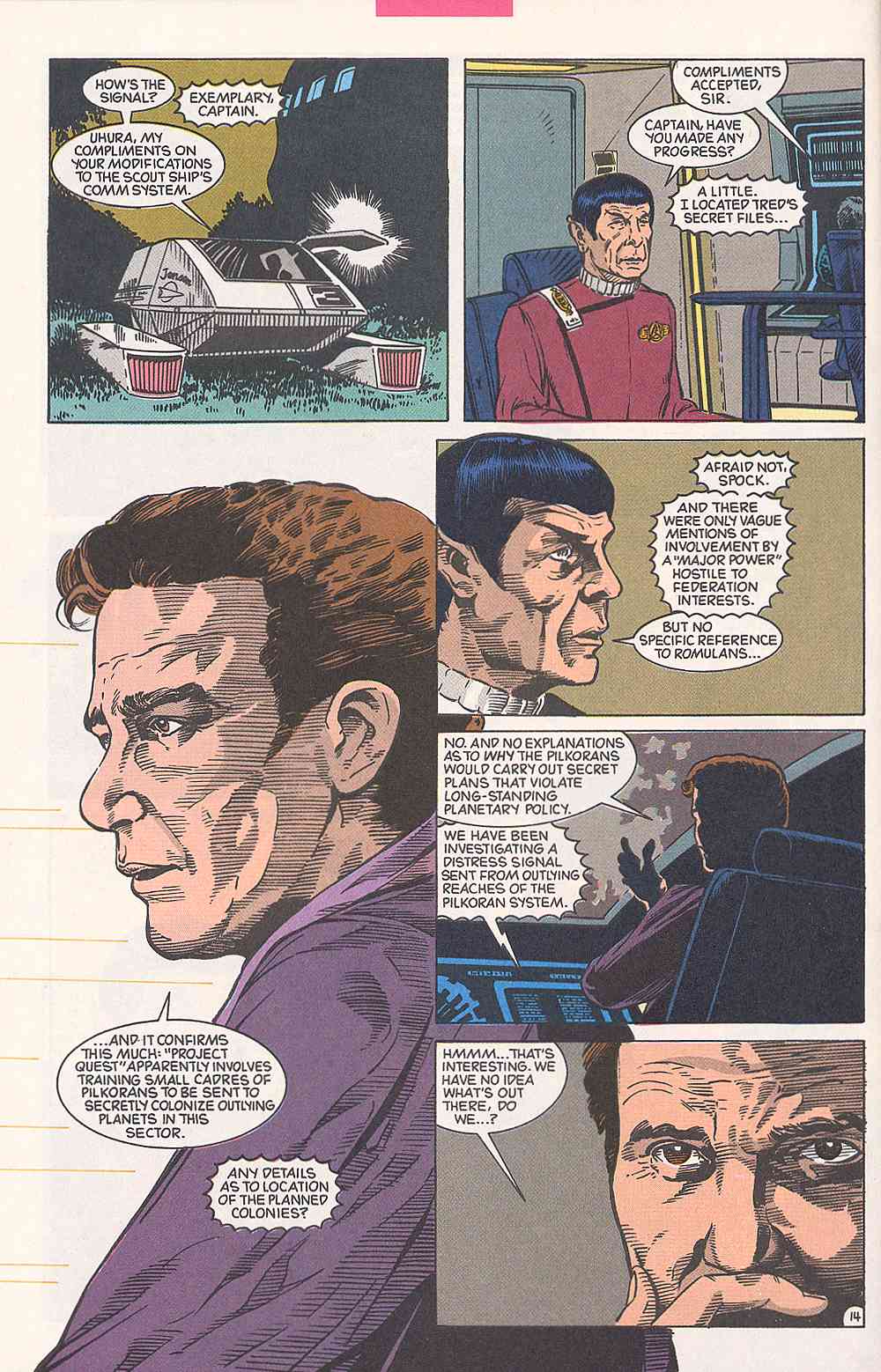 Read online Star Trek (1989) comic -  Issue #27 - 14
