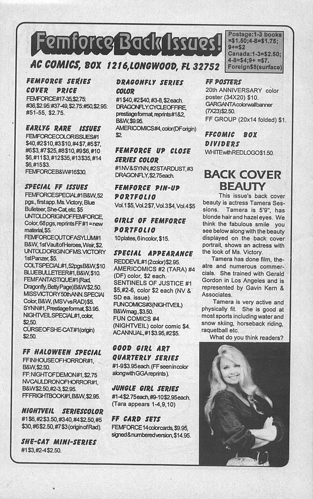 Read online Femforce comic -  Issue #55 - 34