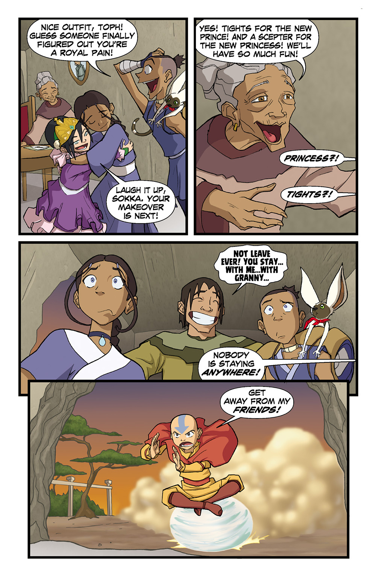 Read online Nickelodeon Avatar: The Last Airbender - The Lost Adventures comic -  Issue # Full - 75