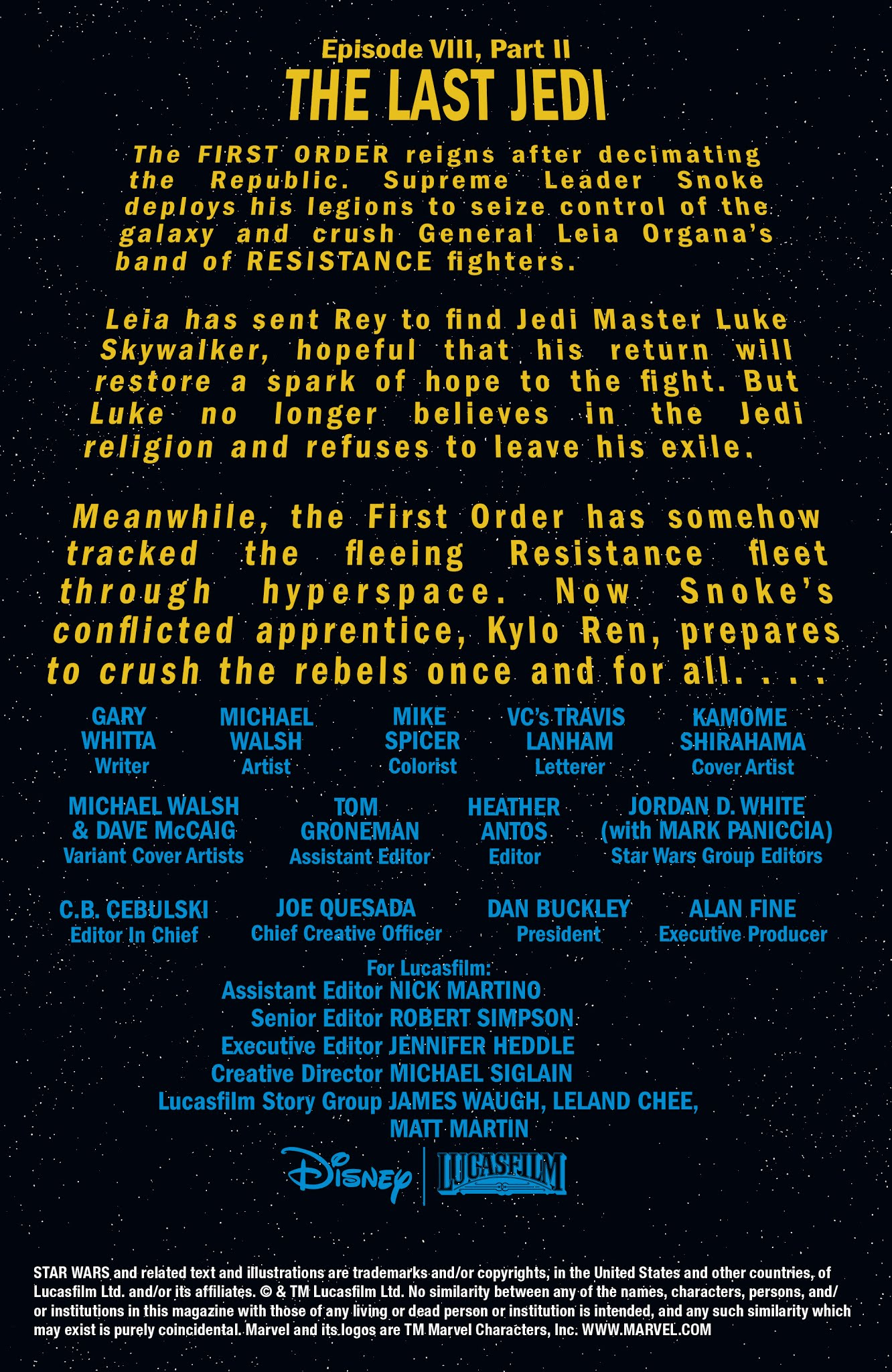 Read online Star Wars: The Last Jedi Adaptation comic -  Issue #2 - 2