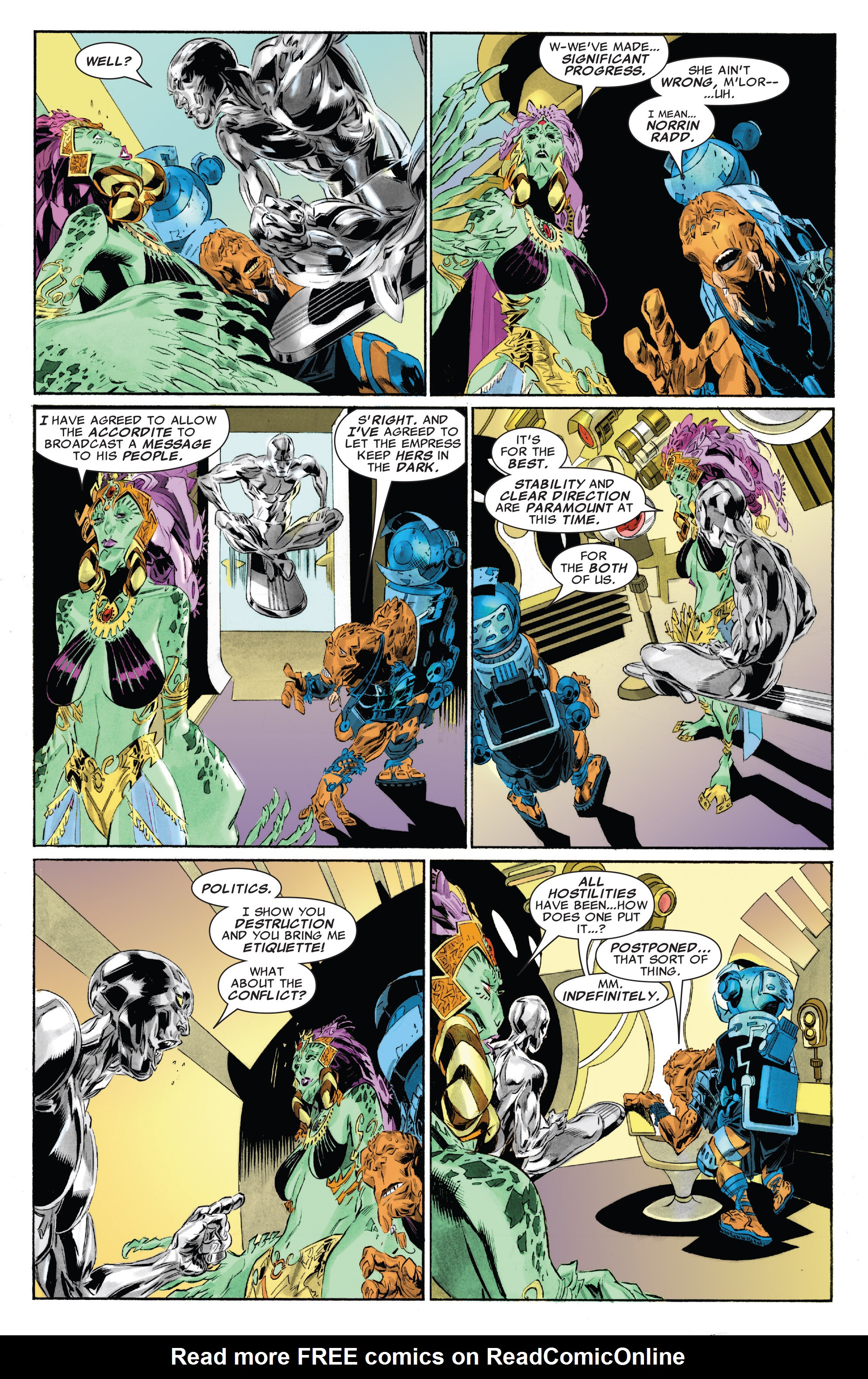 Read online Silver Surfer: In Thy Name comic -  Issue #4 - 7