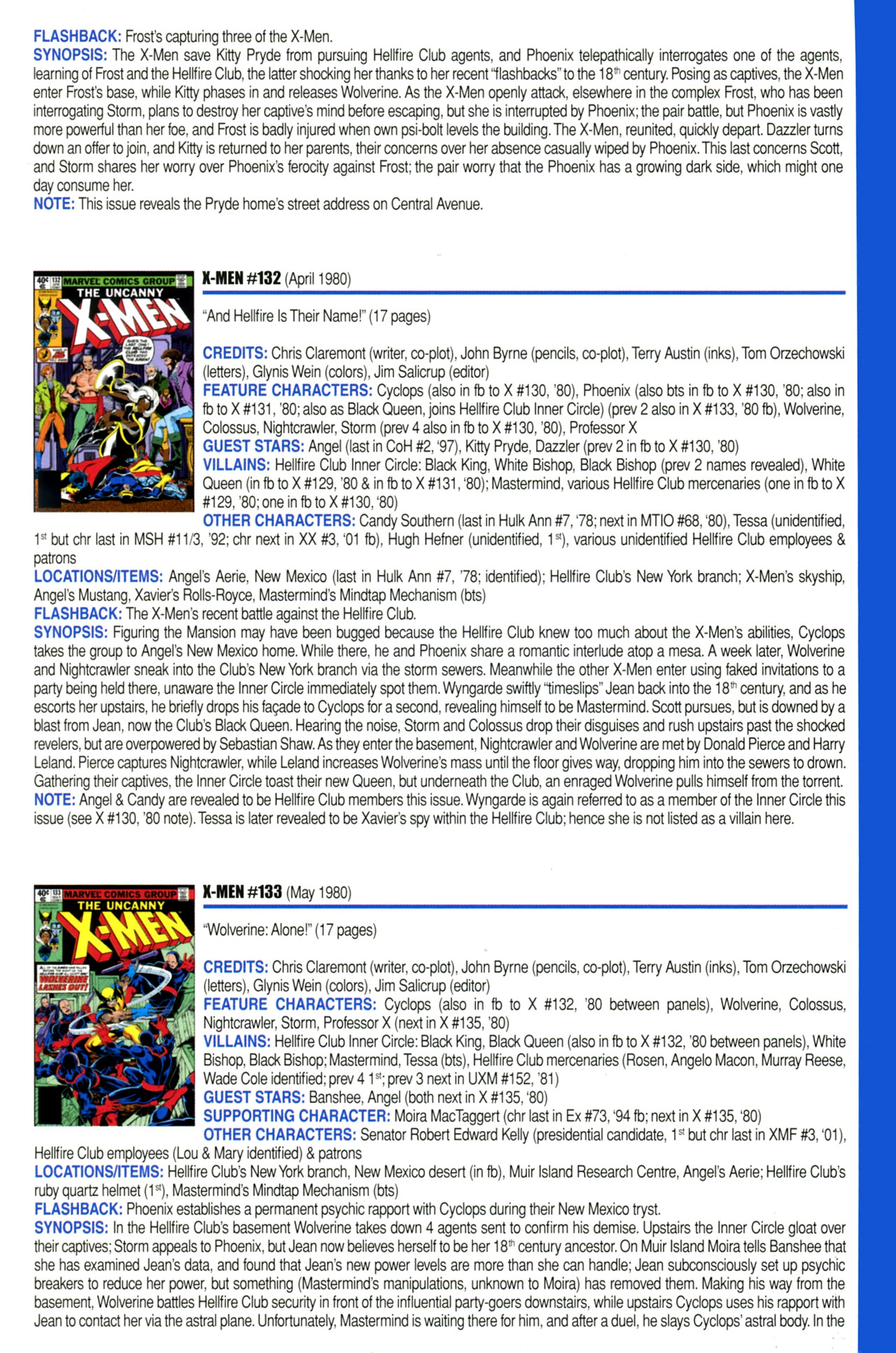 Read online Official Index to the Marvel Universe comic -  Issue #3 - 57