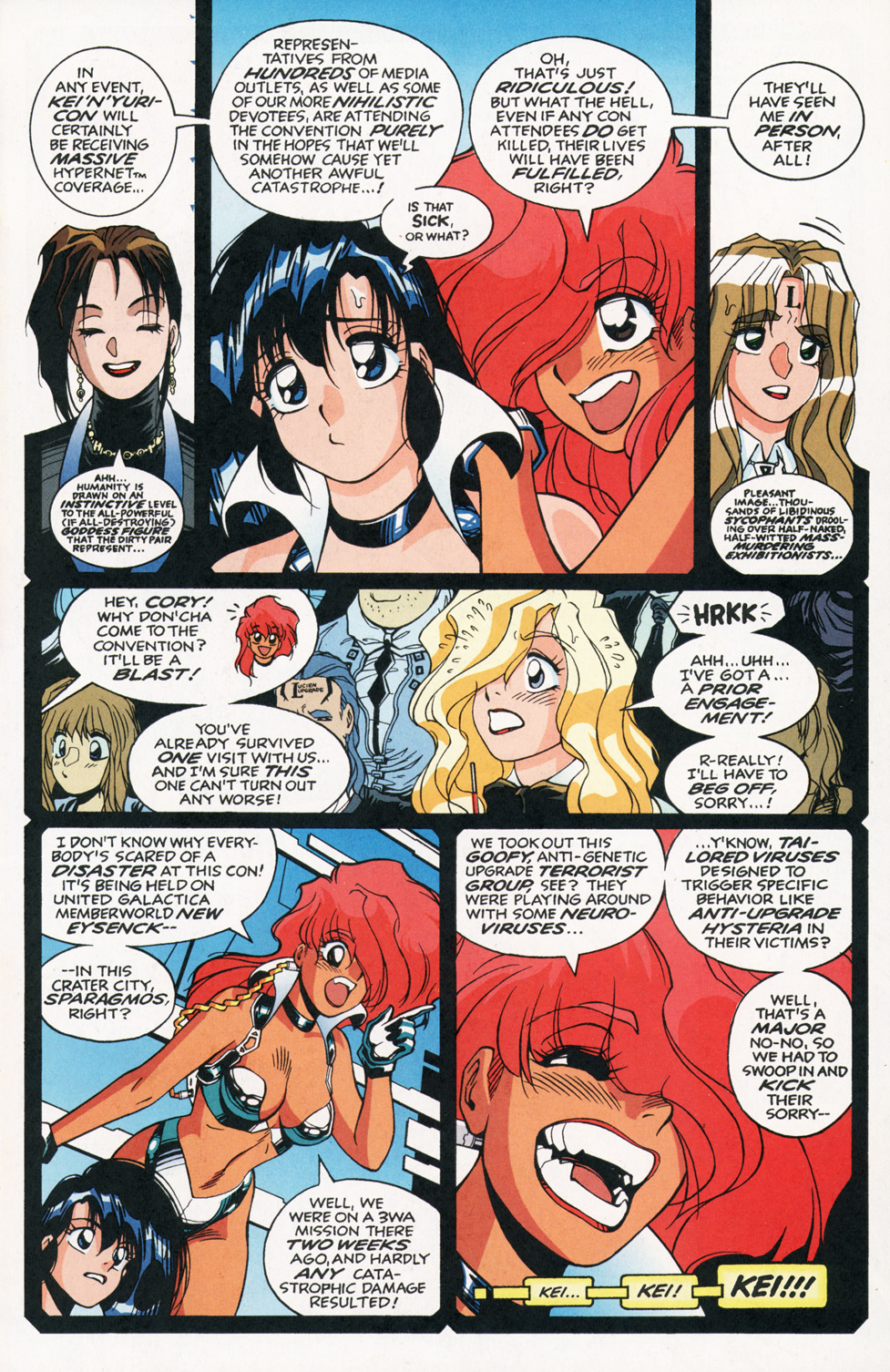 Read online Dirty Pair: Fatal But Not Serious comic -  Issue #1 - 19