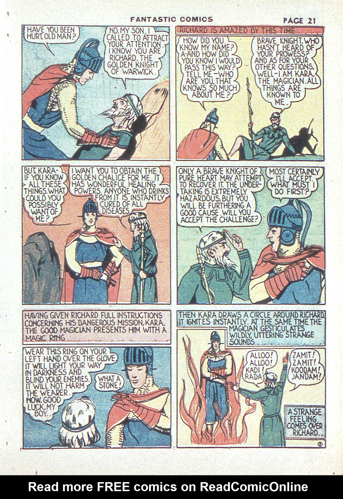 Read online Fantastic Comics comic -  Issue #3 - 24