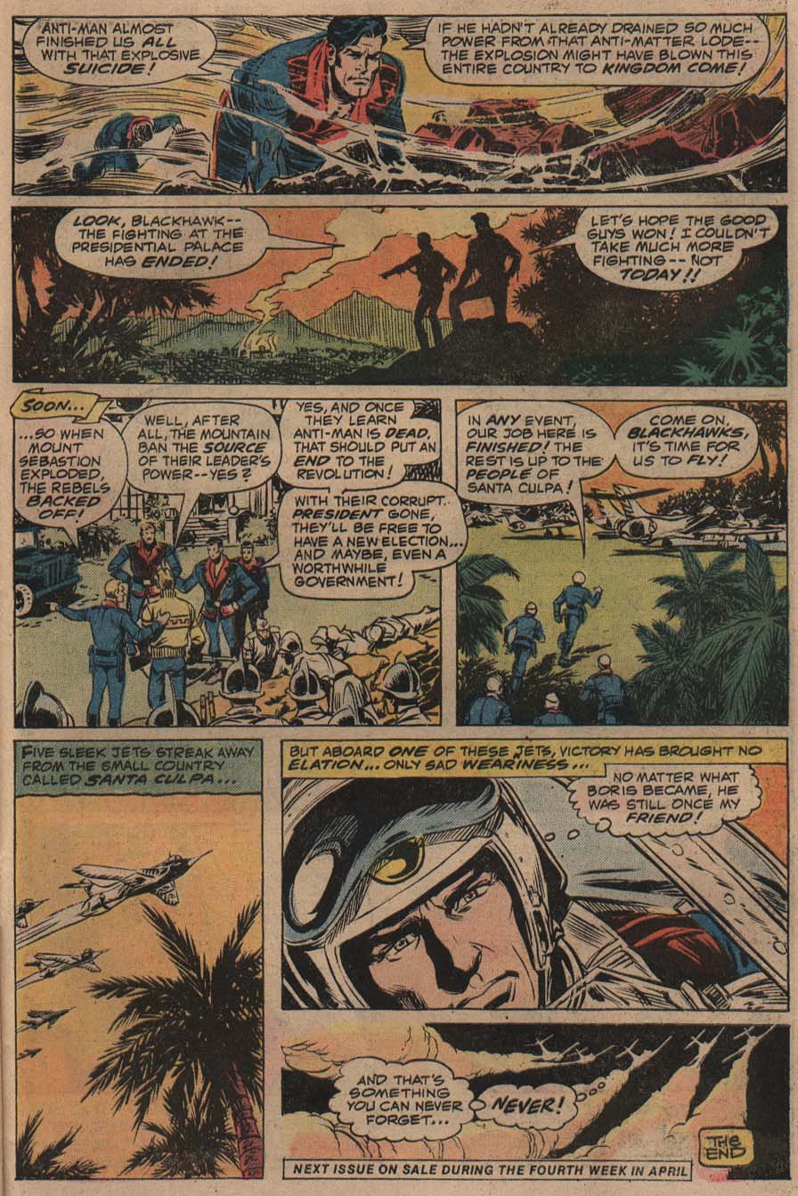 Read online Blackhawk (1957) comic -  Issue #246 - 22