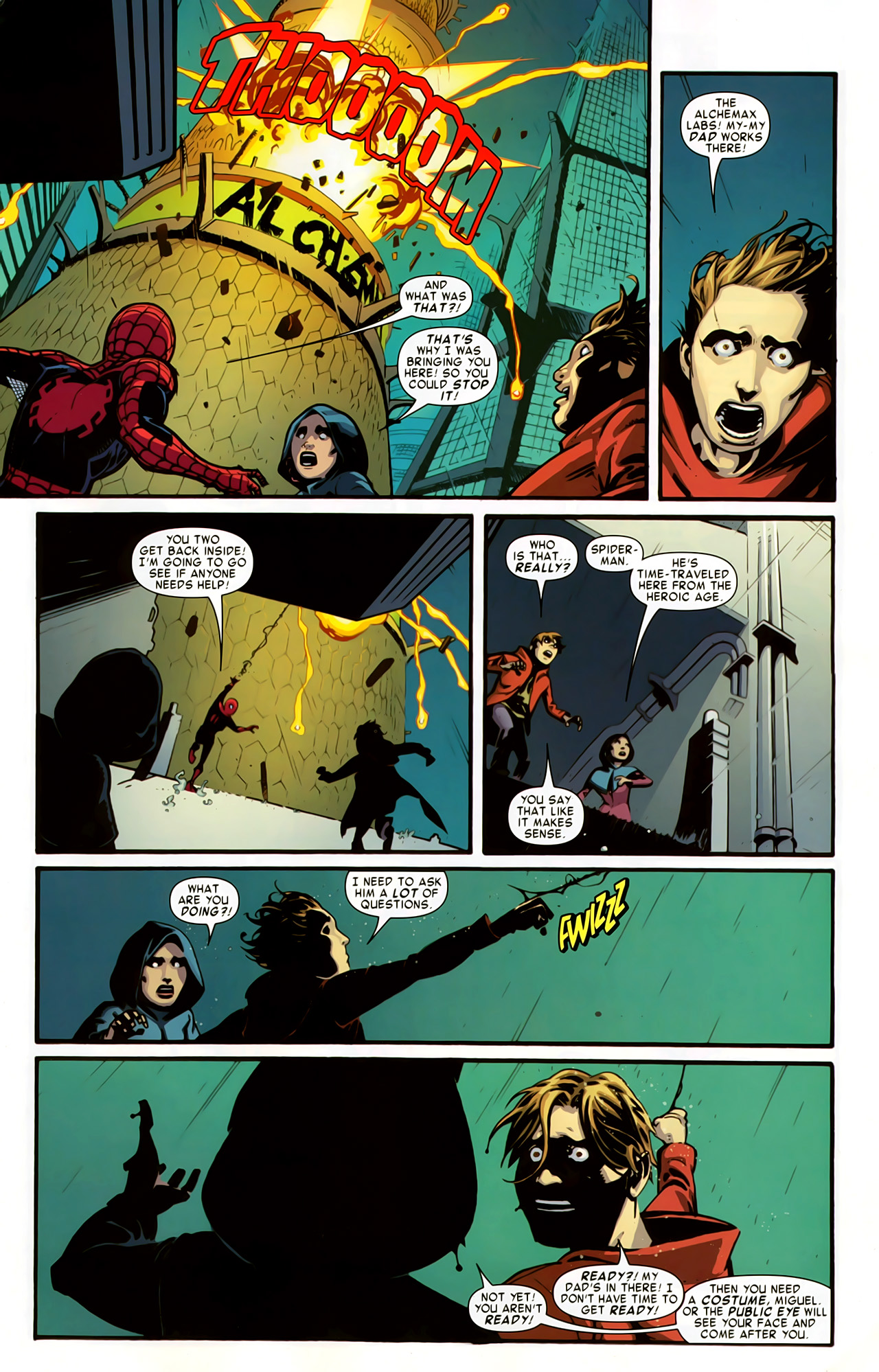 Read online Timestorm 2009/2099: Spider-Man comic -  Issue # Full - 11