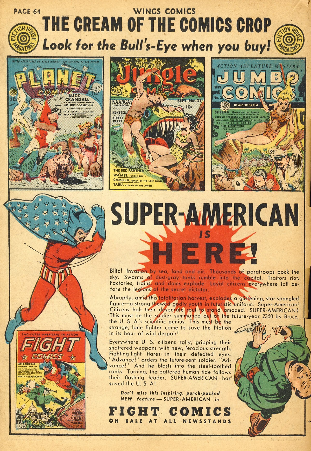 Read online Wings Comics comic -  Issue #14 - 67