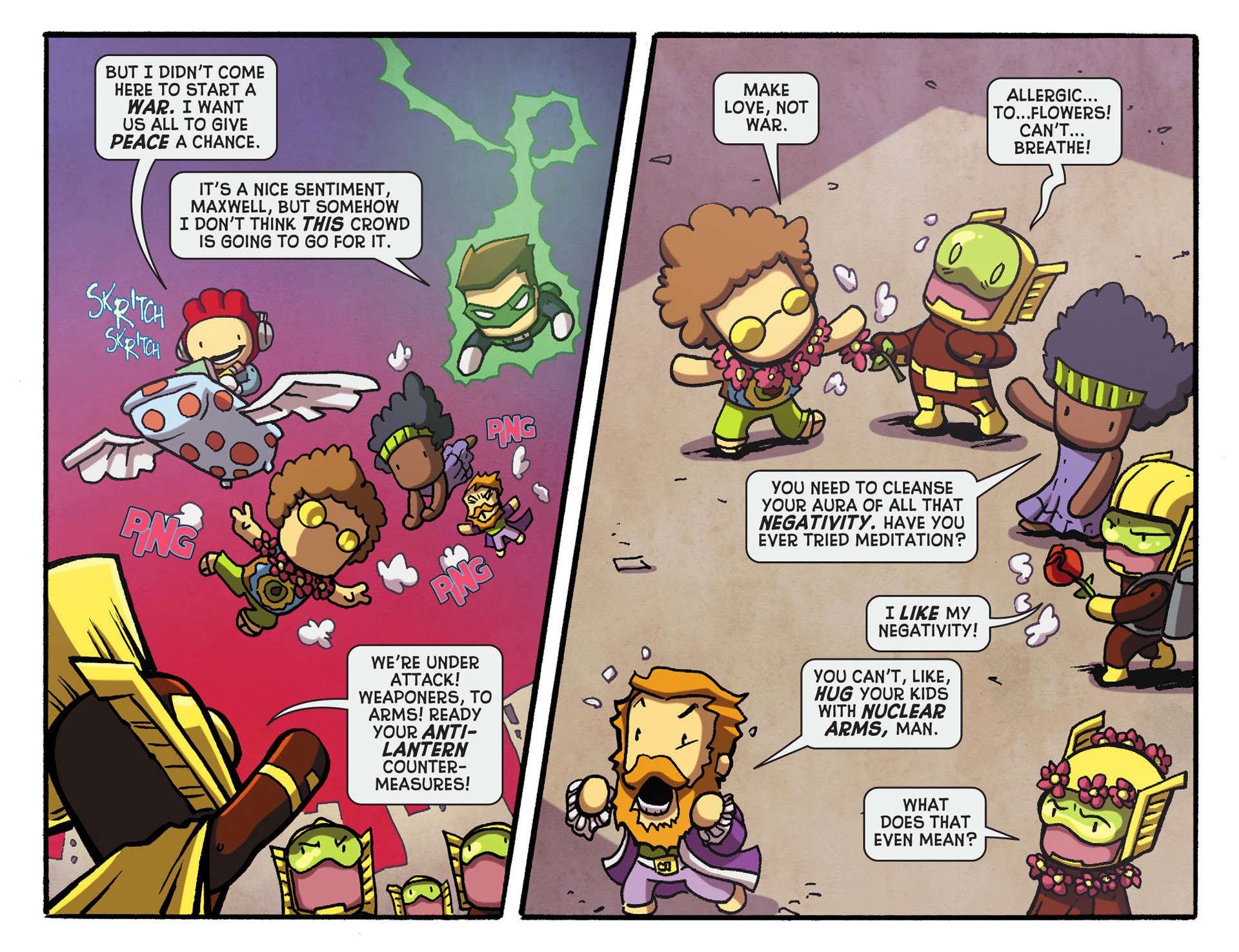 Read online Scribblenauts Unmasked: A Crisis of Imagination comic -  Issue #8 - 10