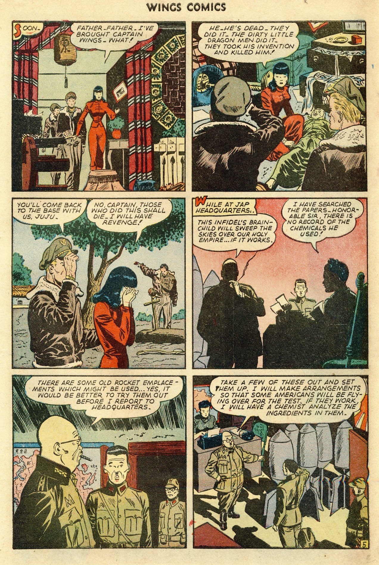 Read online Wings Comics comic -  Issue #59 - 7