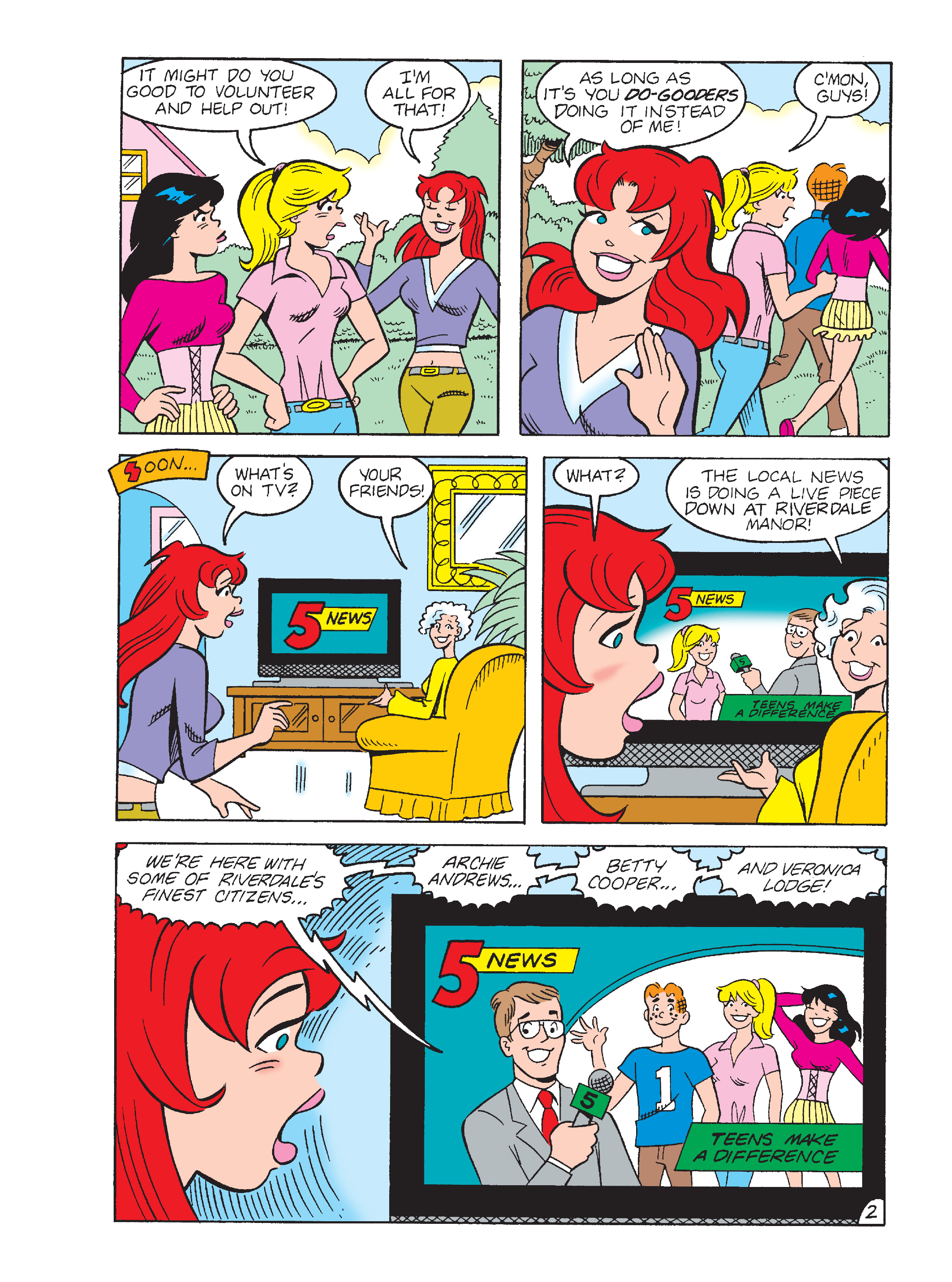 Read online World of Betty & Veronica Digest comic -  Issue #17 - 157
