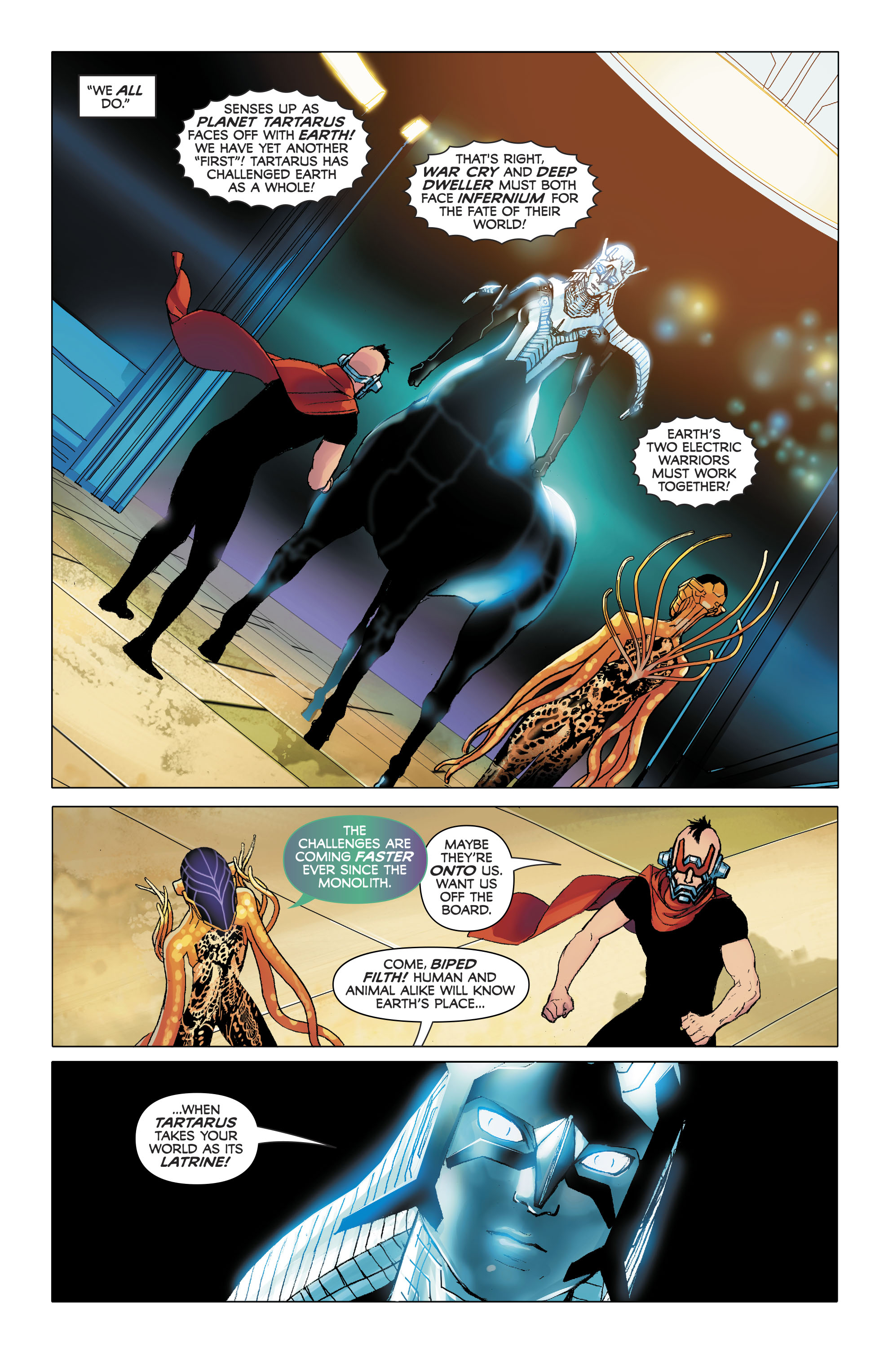 Read online Electric Warriors comic -  Issue #4 - 10