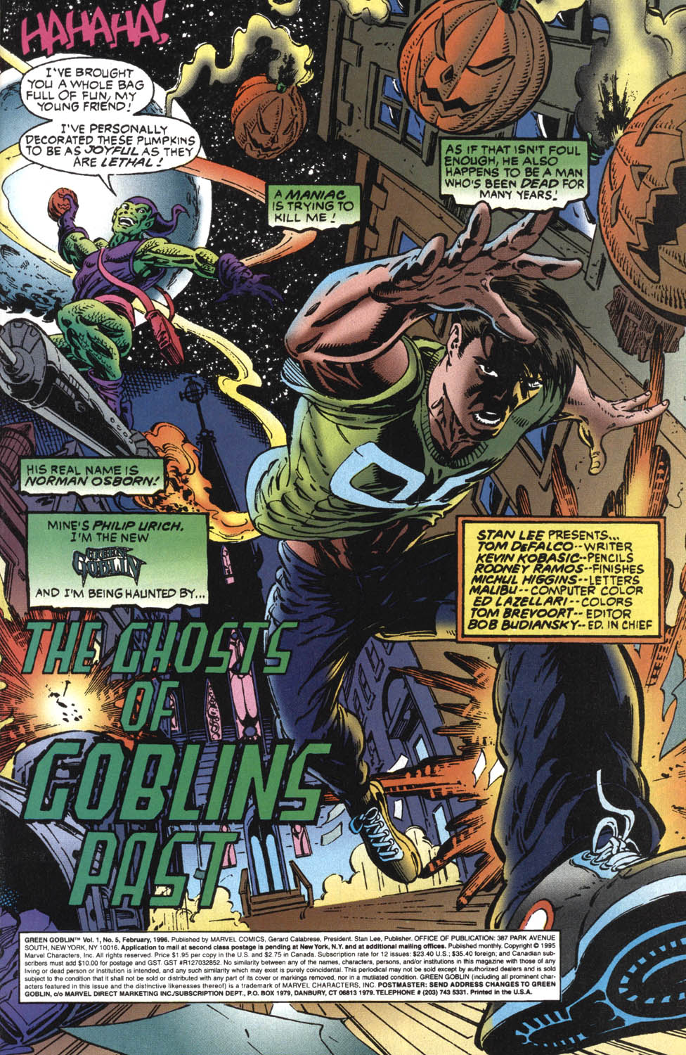 Read online Green Goblin comic -  Issue #5 - 2