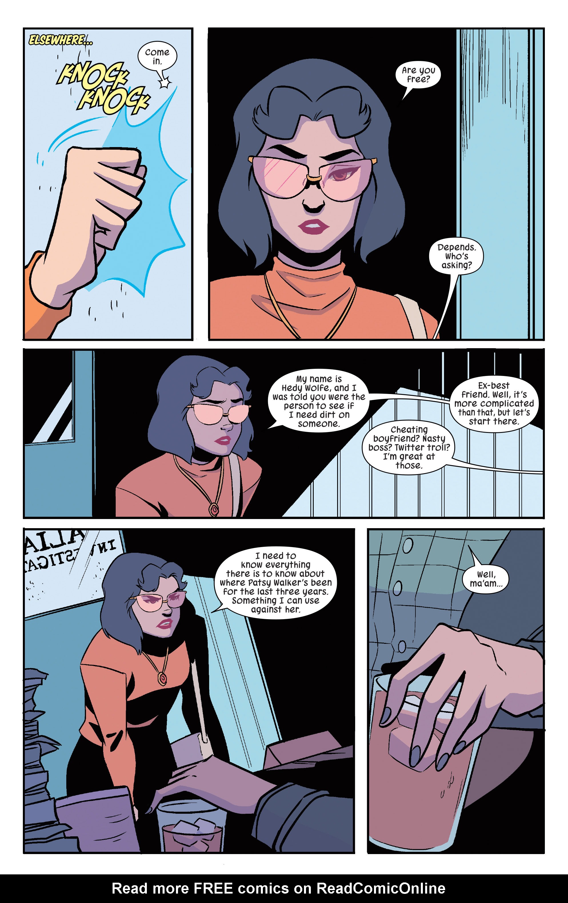 Read online Patsy Walker, A.K.A. Hellcat! comic -  Issue #5 - 21
