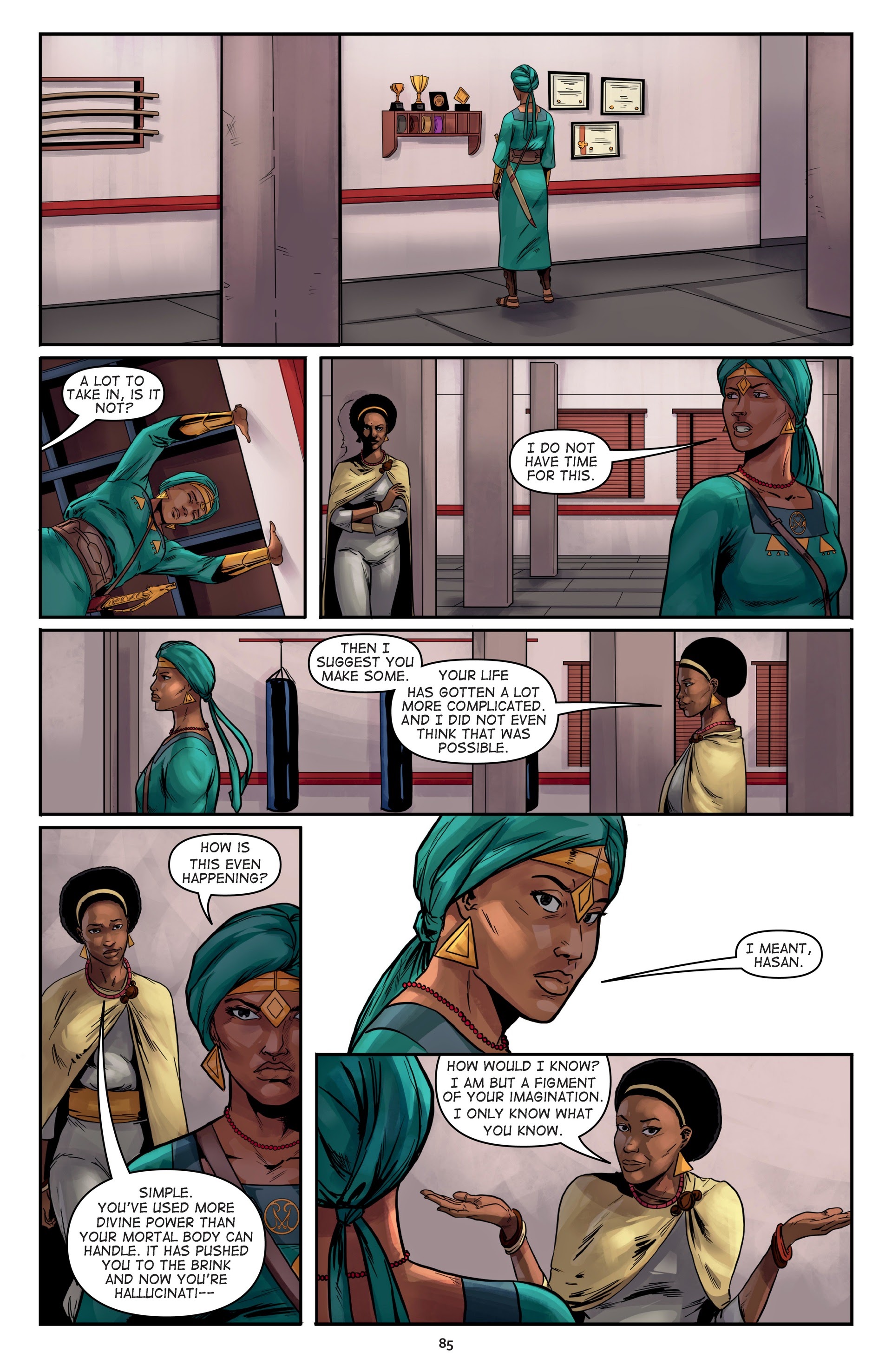 Read online Malika: Warrior Queen comic -  Issue # TPB 2 (Part 1) - 87