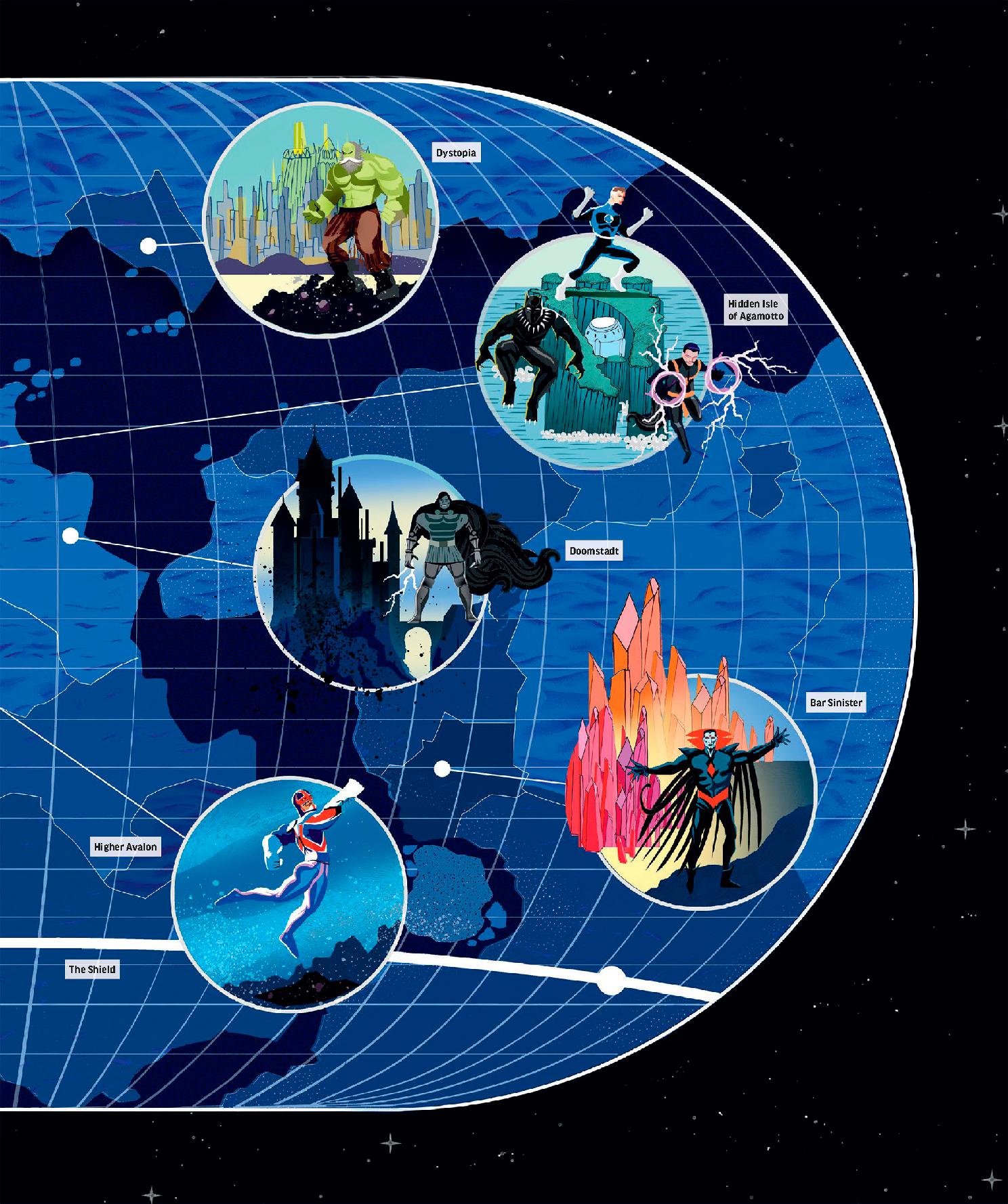 Read online Marvel Universe Map By Map: James Hill comic -  Issue # TPB (Part 3) - 28