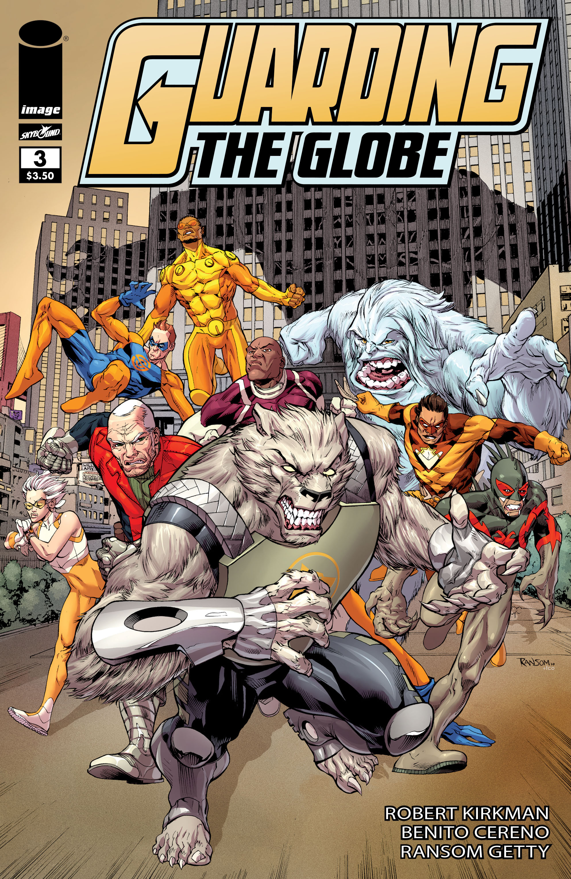 Read online Guarding the Globe (2010) comic -  Issue #3 - 1