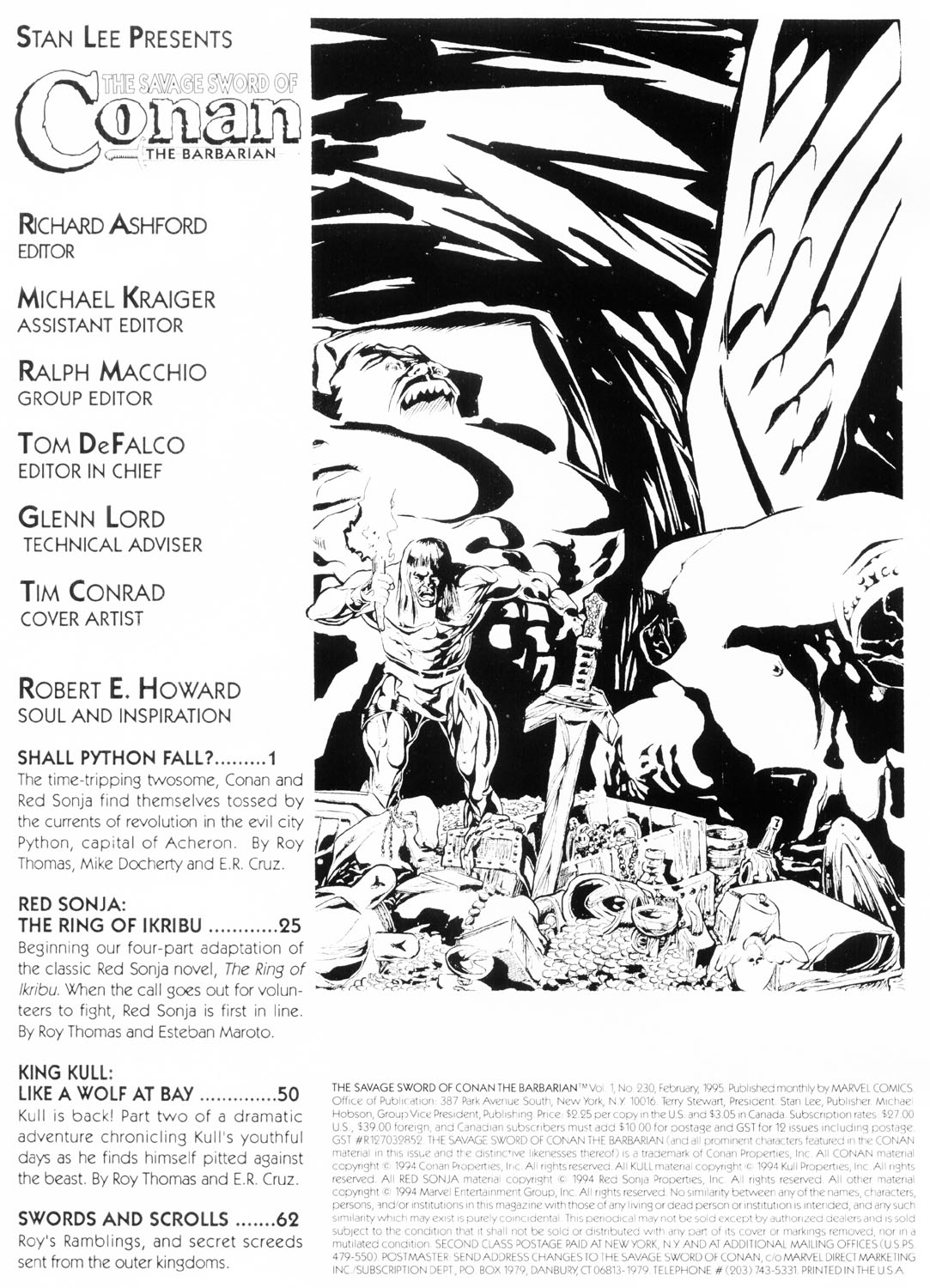 Read online The Savage Sword Of Conan comic -  Issue #230 - 2