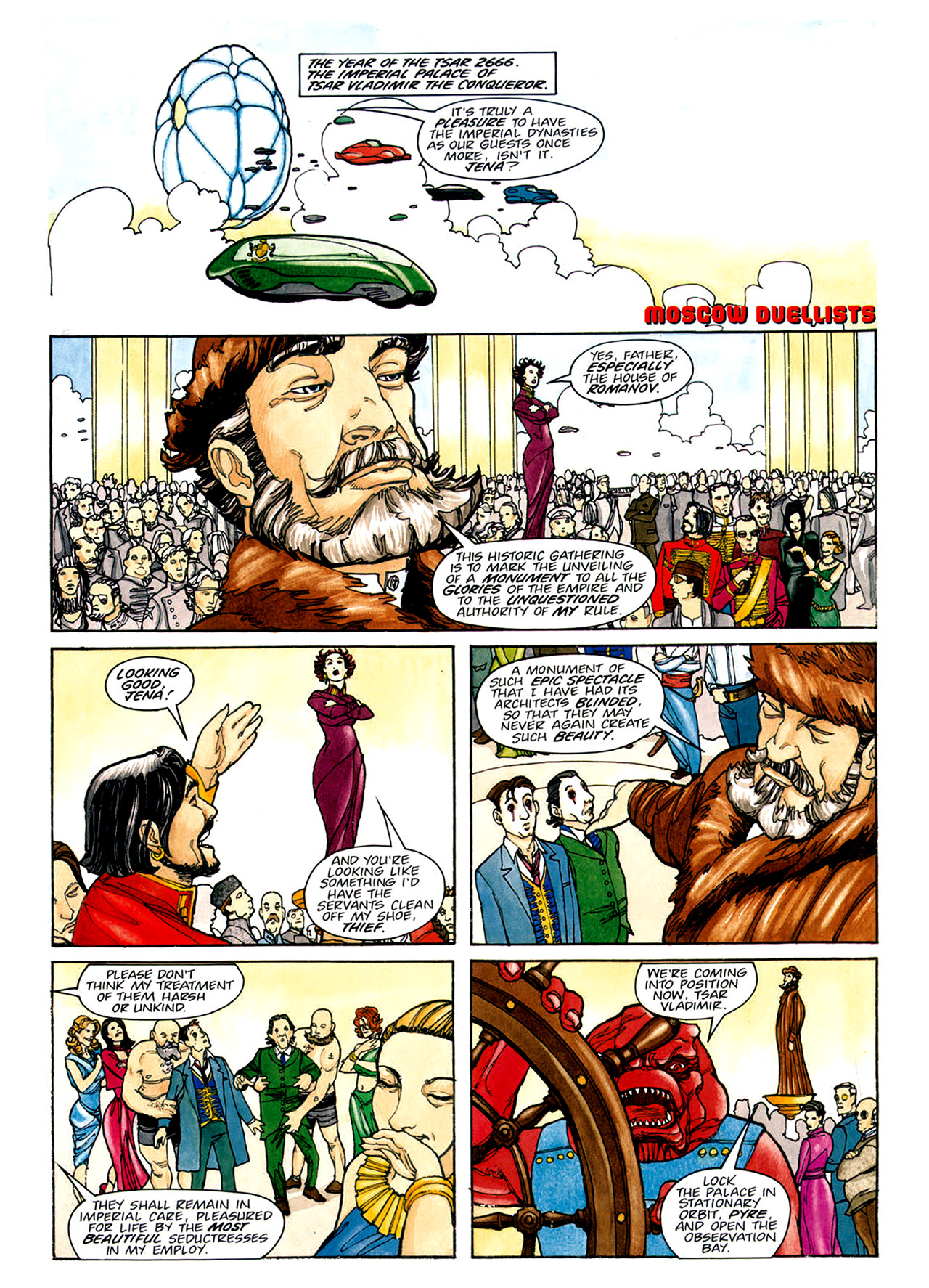 Read online Nikolai Dante comic -  Issue # TPB 1 - 132