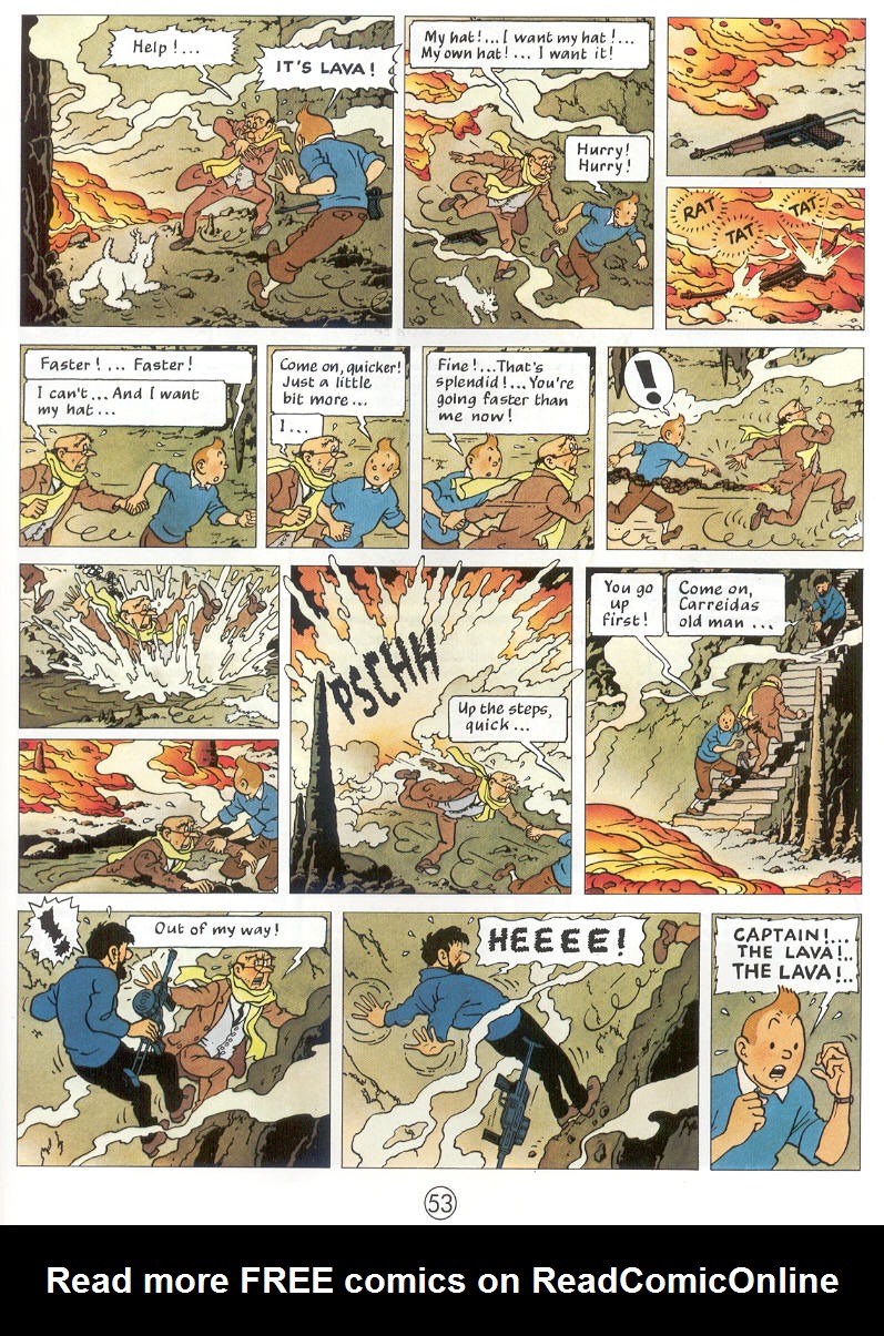 Read online The Adventures of Tintin comic -  Issue #22 - 54