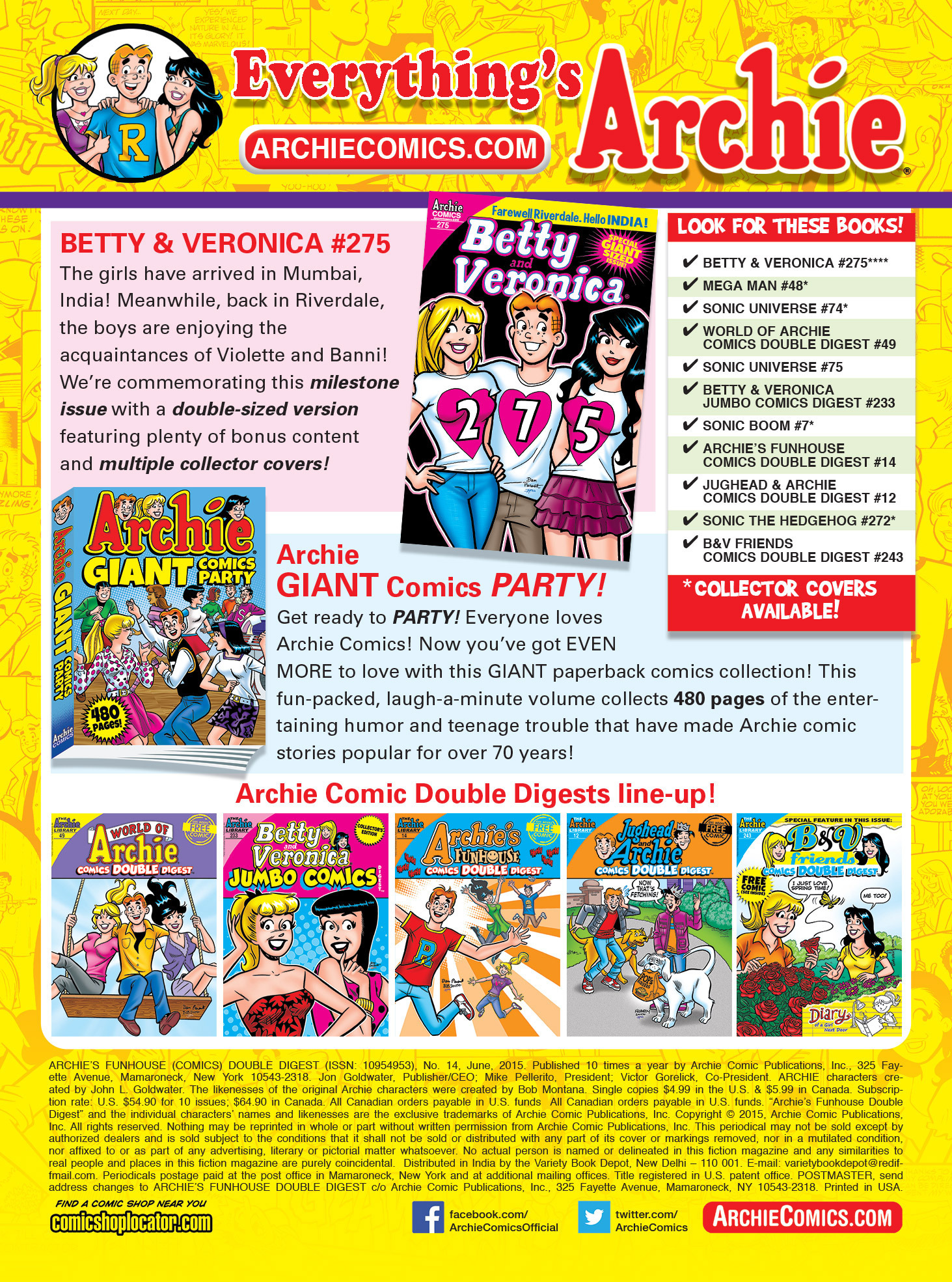 Read online Archie's Funhouse Double Digest comic -  Issue #14 - 154