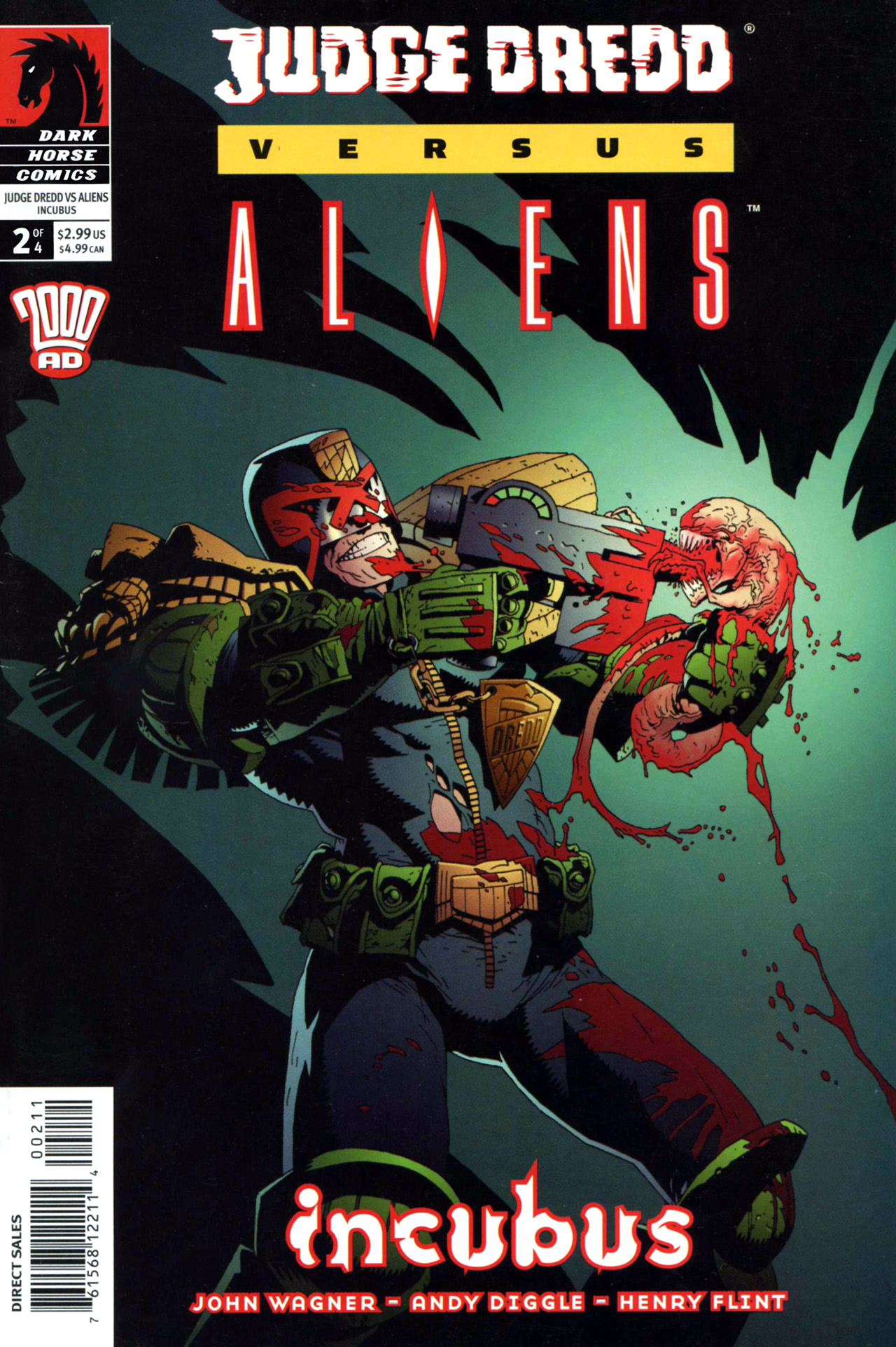 Read online Judge Dredd Vs. Aliens:  Incubus comic -  Issue #2 - 1